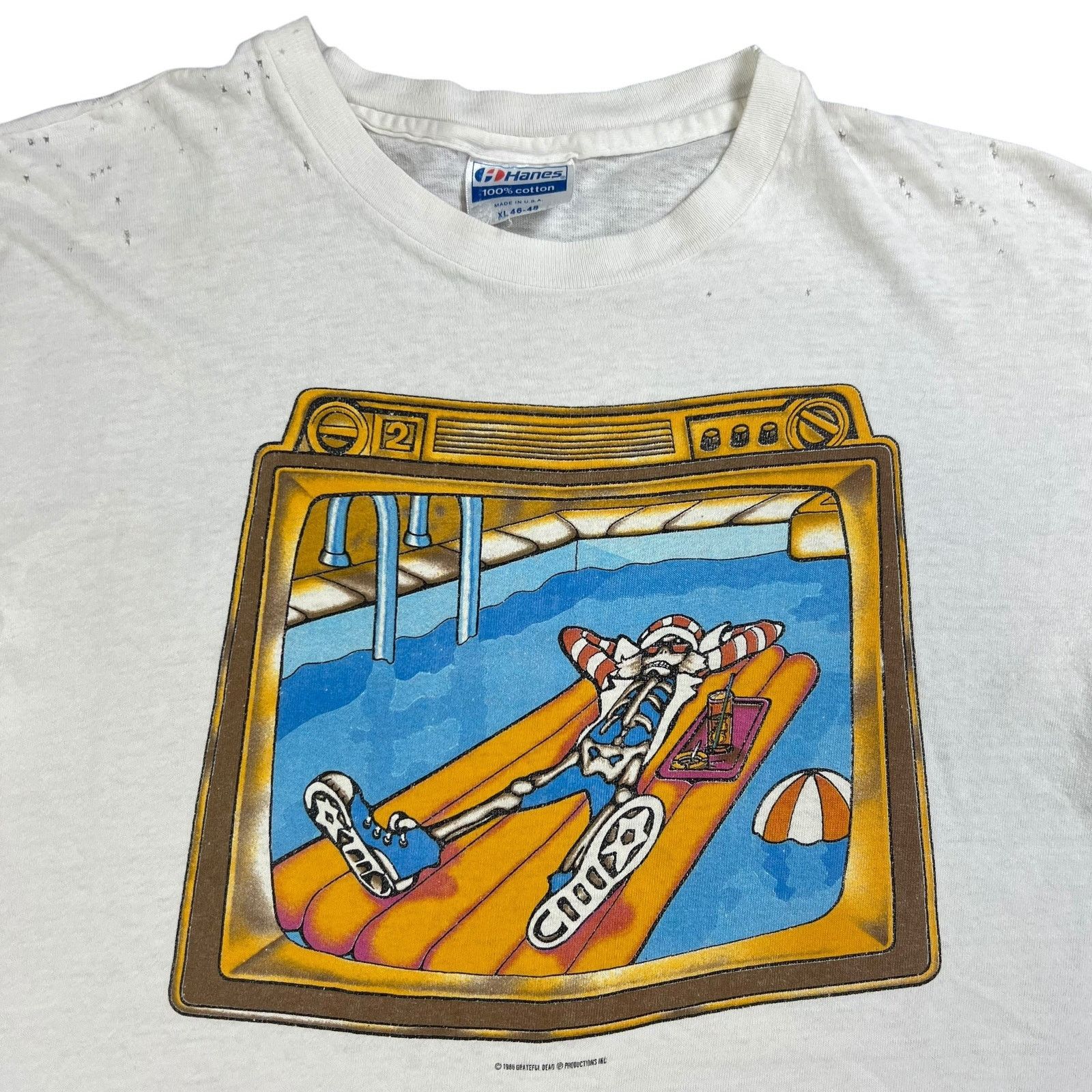Band Tees × Grateful Dead × Vintage Vintage 1986 Grateful Dead Movie Uncle Sam band tee (L) Size US L / EU 52-54 / 3 - 2 Thumbnail