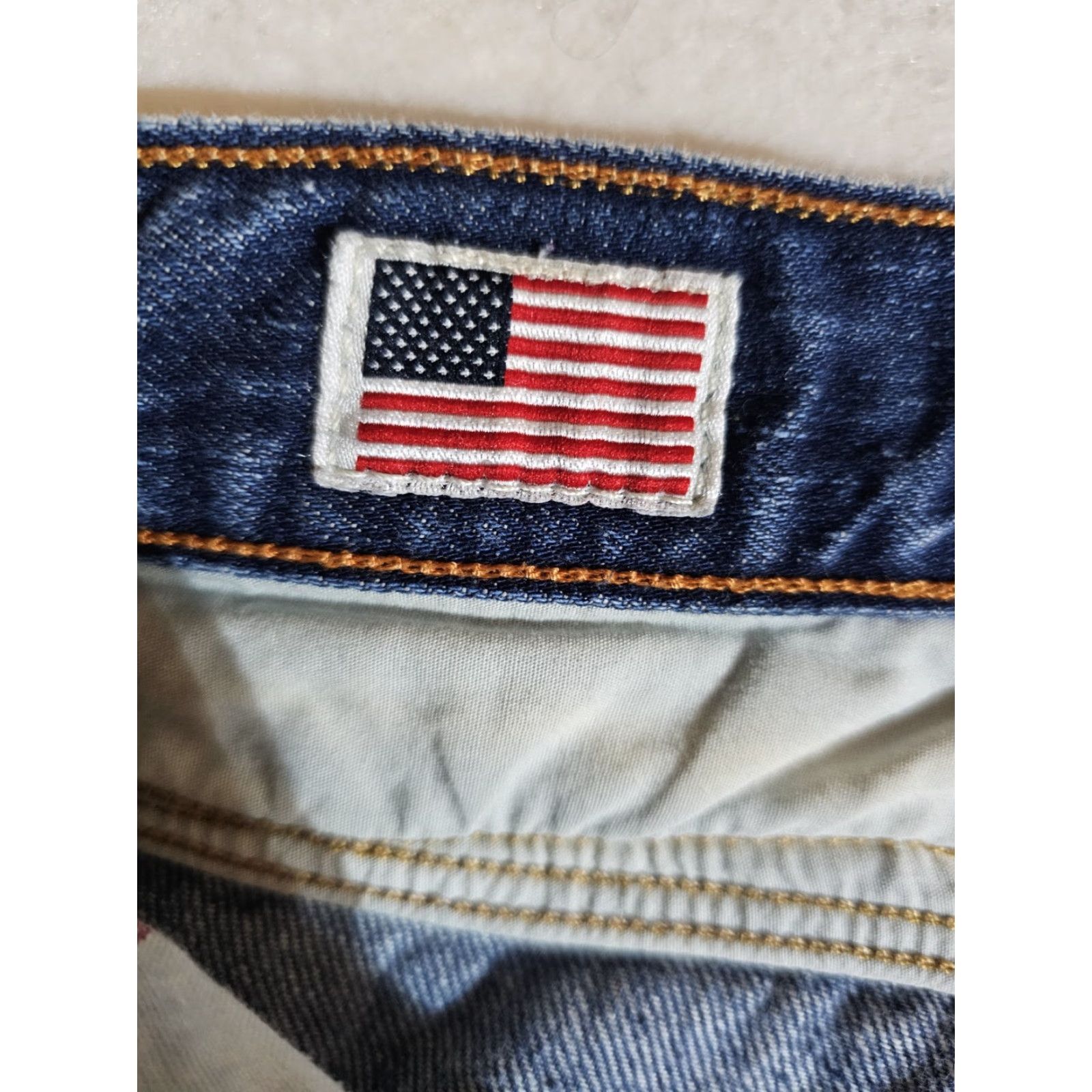 True Religion True Religion Classic Button Fly Jeans Straight Leg Distressed Men's 40x34 Size US 40 / EU 56 - 6 Thumbnail