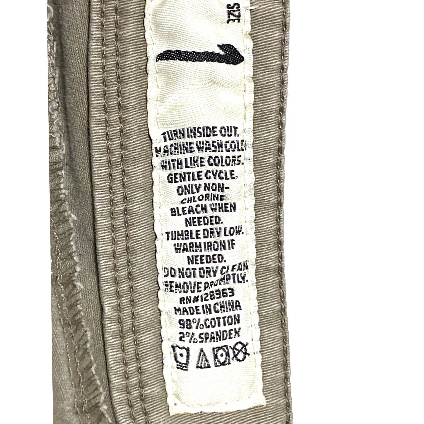 Olive Indigo Rein Forever Jean Shorts Juniors 1 Stretch Brown Olive 2" Inseam Y2K Summer Boho Womens Juniors Stretch Denim Shorts Size 26" / US 2 / IT 38 - 5 Thumbnail