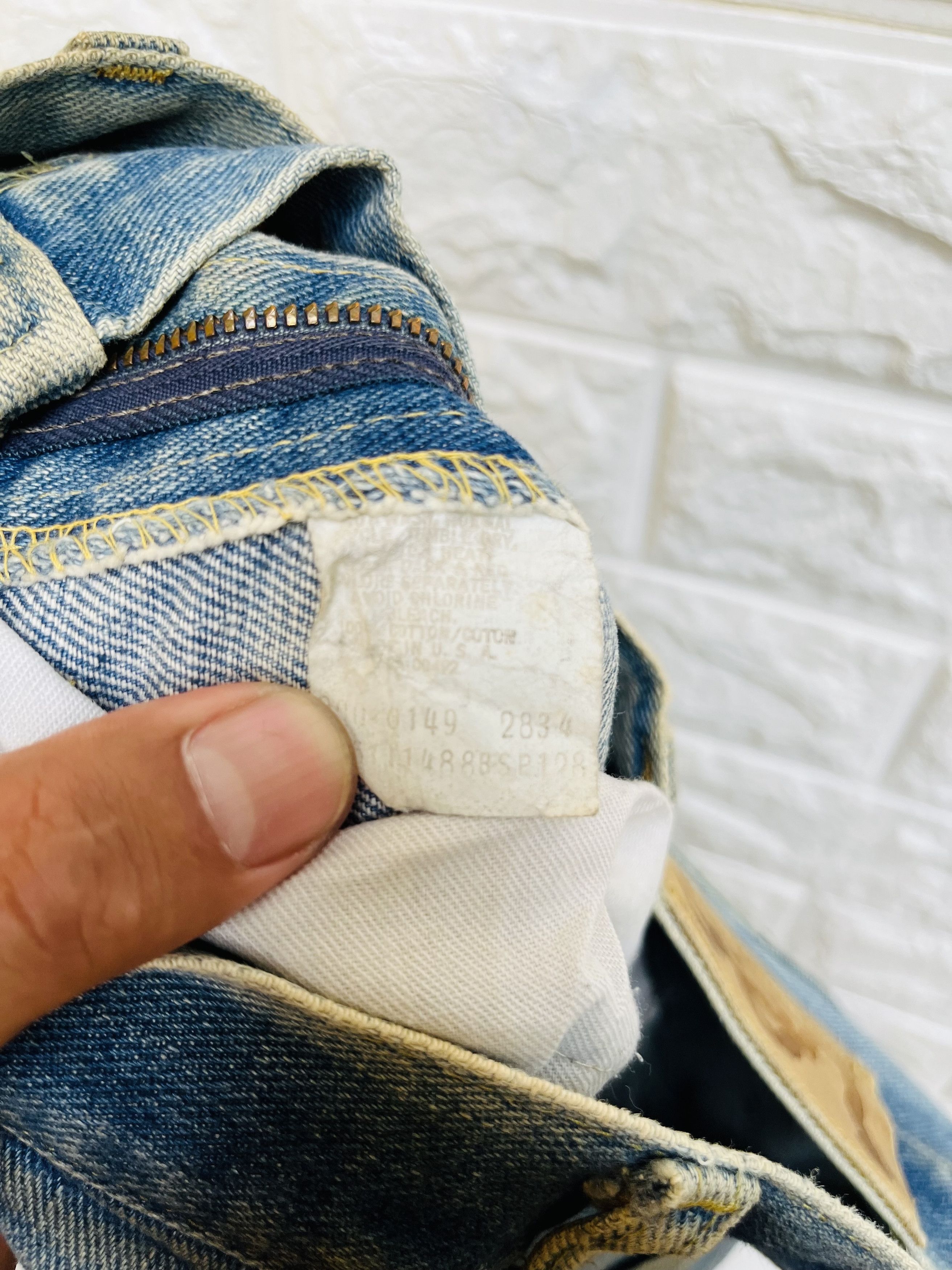 Lee × Vintage Vintage 80s LEE Rider Distressed Designer Fashion Style Size US 27 - 13 Thumbnail
