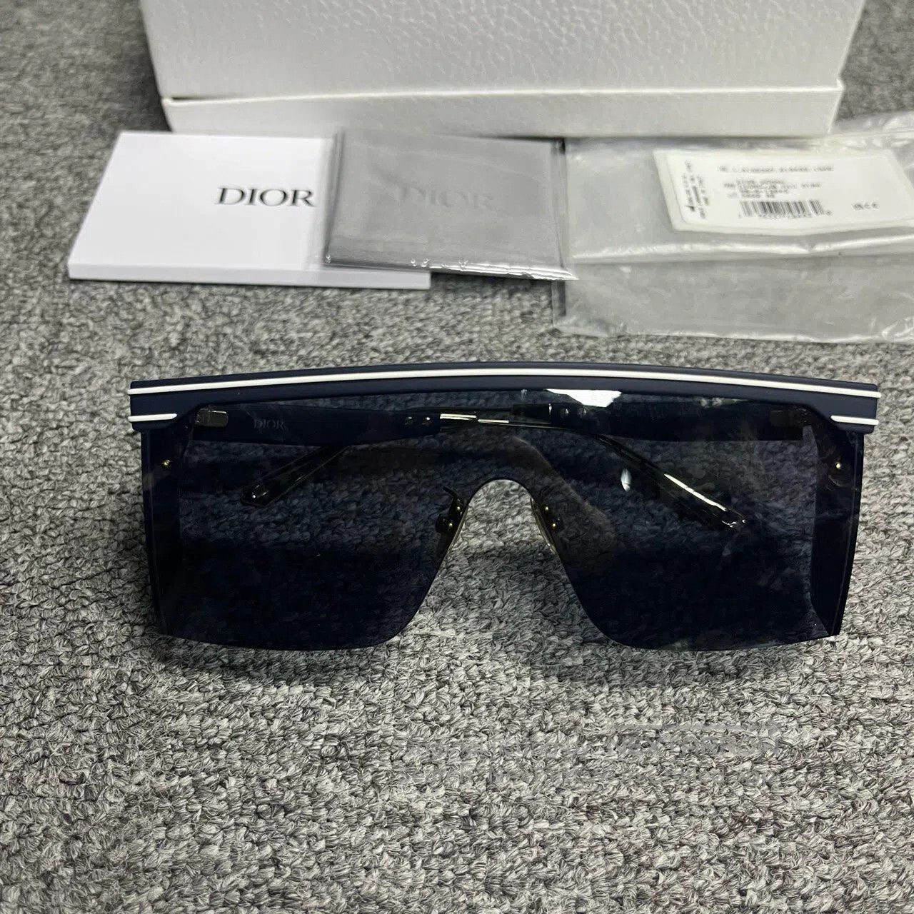 Dior Dior One-piece Ruiyue printed square sunglasses| Size ONE SIZE - 2 Thumbnail