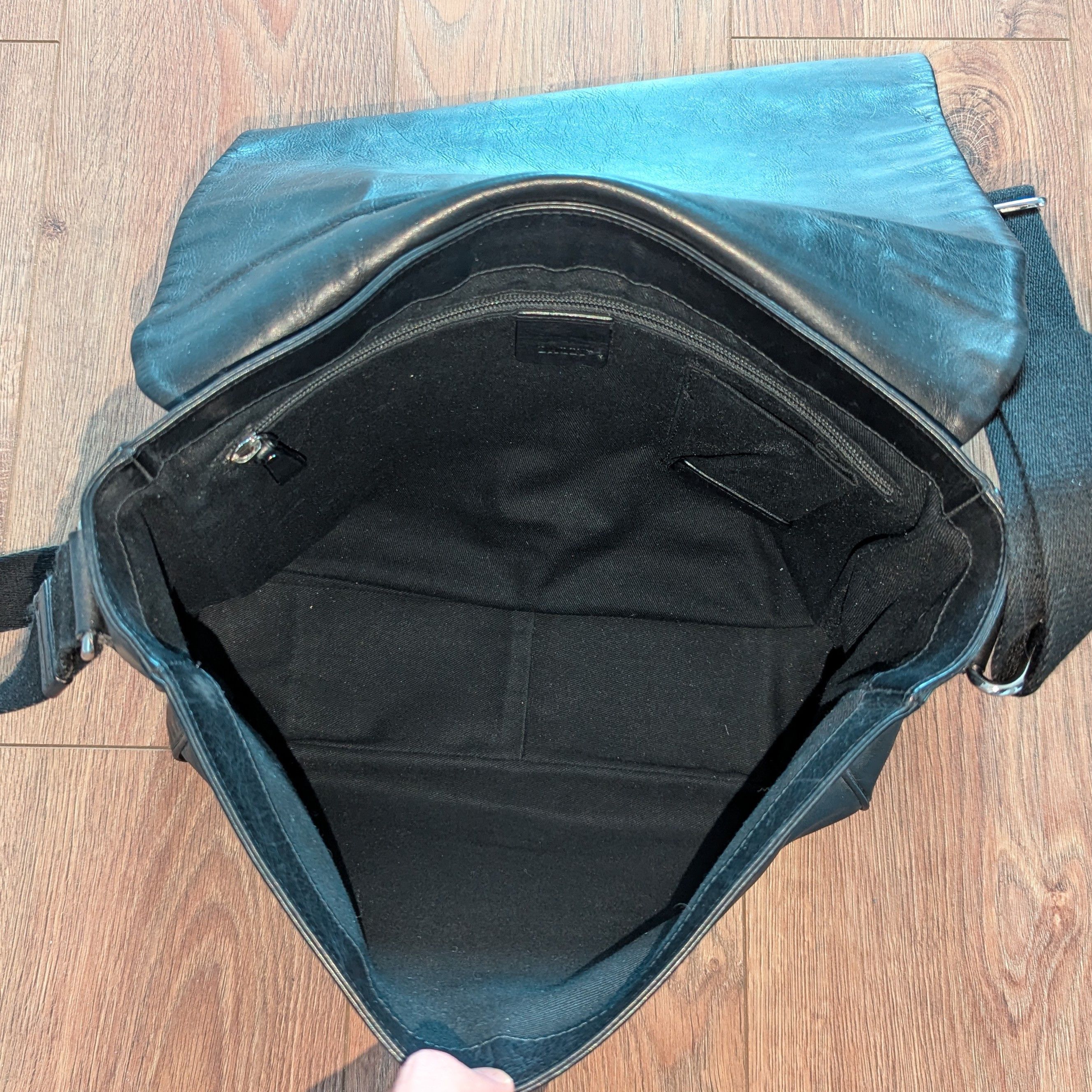 Bally × Leather Bally Crossbody Leather Messenger Bag Made In Italy Luxury Size ONE SIZE - 10 Thumbnail