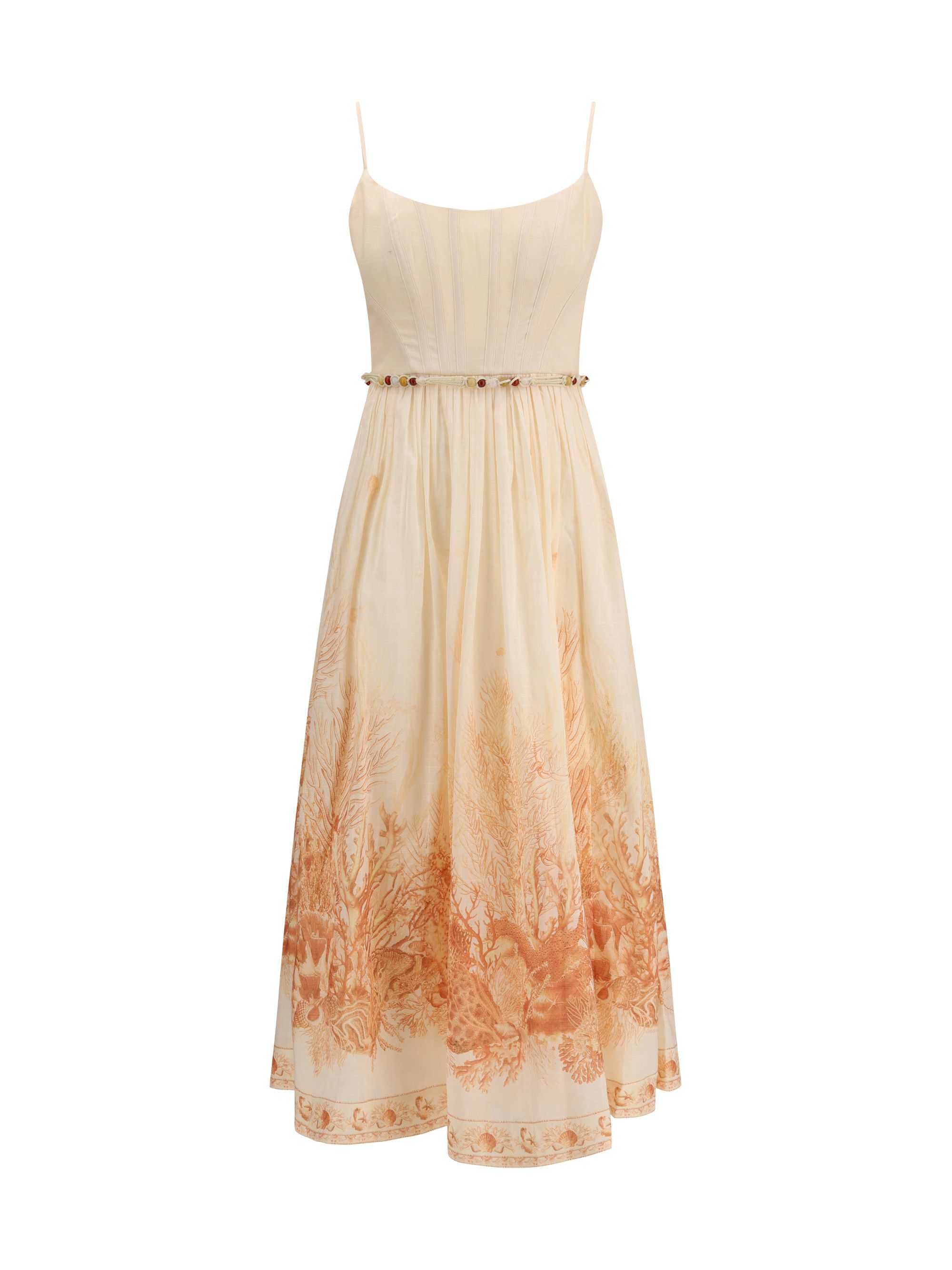 Zimmermann Wanderlust Corset Midi Dress Size S / US 4 / IT 40 - 1 Thumbnail