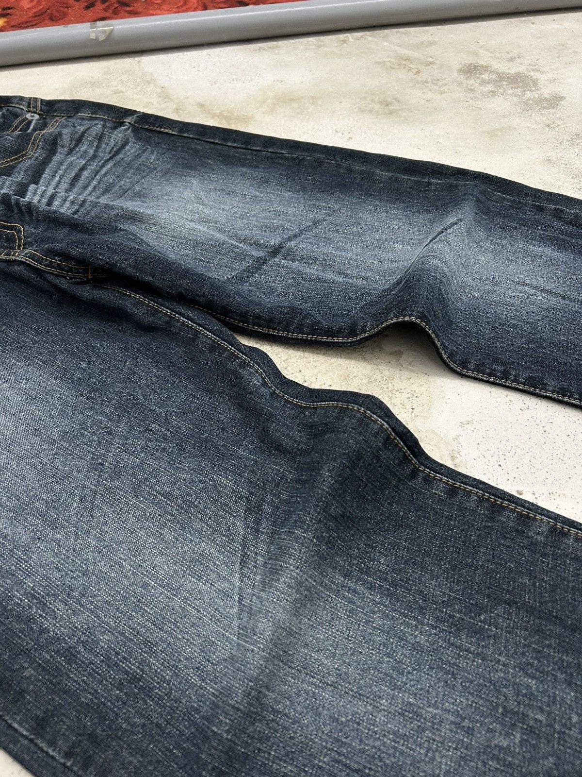 If Six Was Nine Vintage Winger Python Skin Whiskering Washed High Rise Evisu Size US 30 / EU 46 - 12 Thumbnail