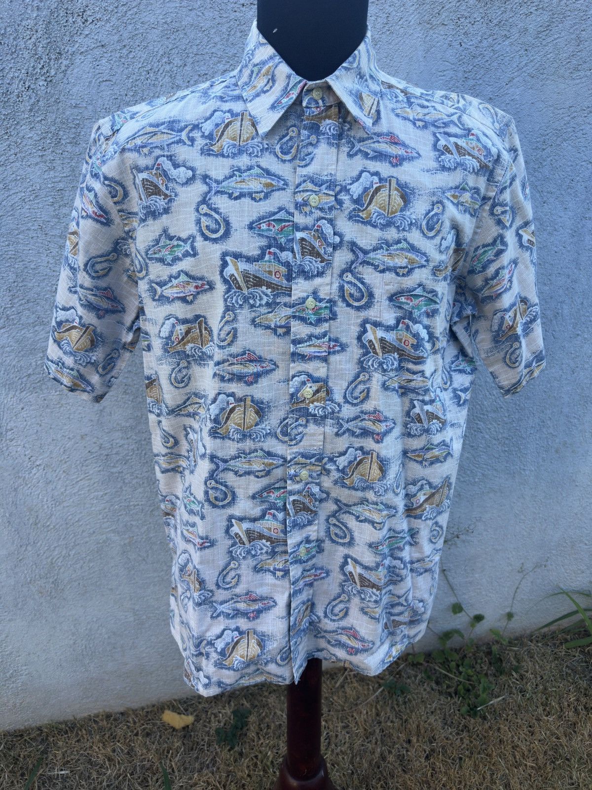 Reyn Spooner Reyn Spooner Dietrich Varez Multicolor Hawaiian P Men's L Size US L / EU 52-54 / 3 - 1 Thumbnail
