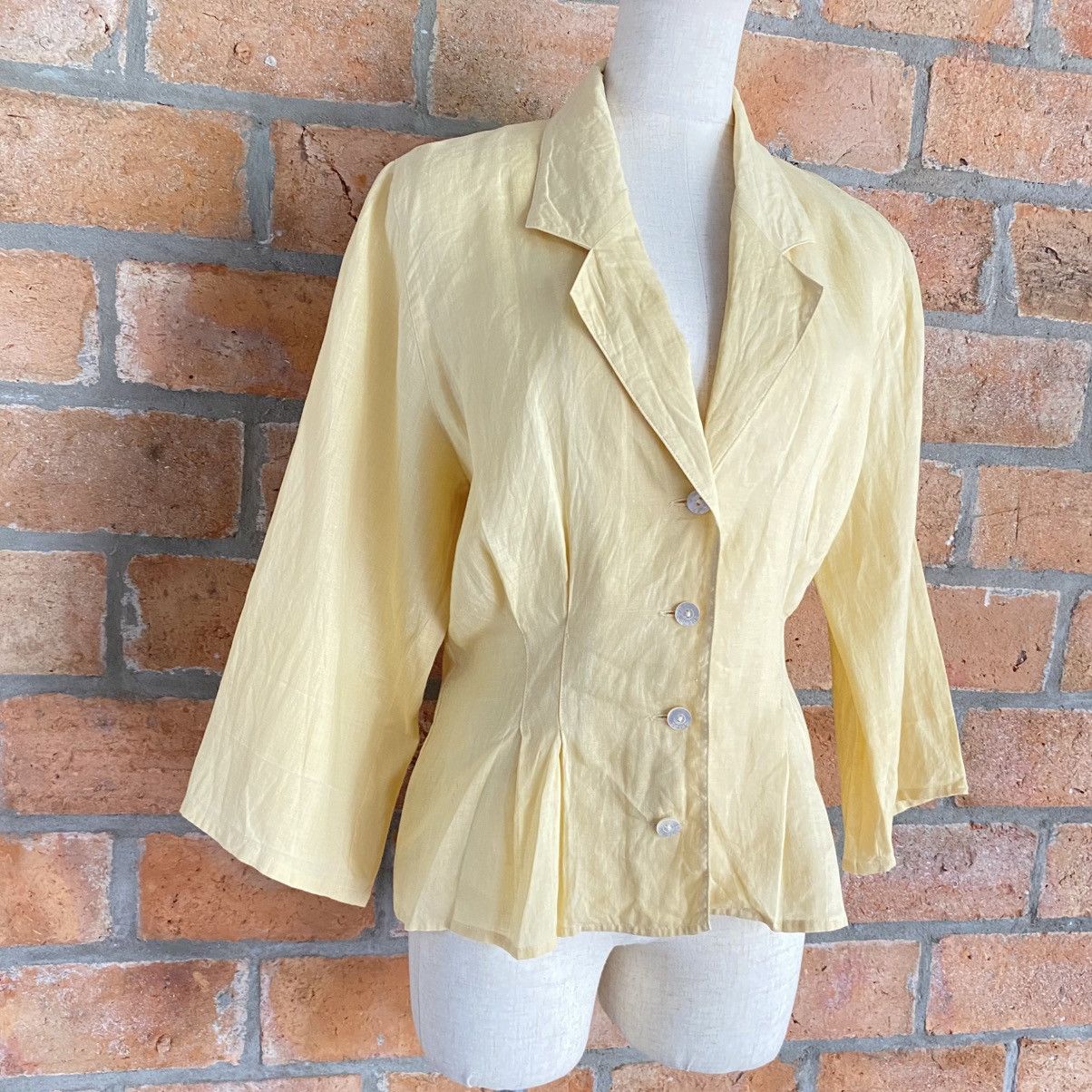 Chloe Chloe Yellow Blazer Size S / US 4 / IT 40 - 17 Thumbnail