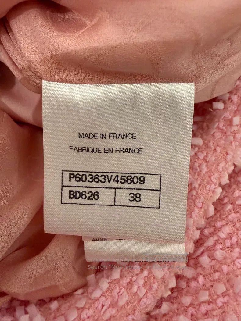 Chanel Chanel 19 Cruise Series Pink Snowflake Tweed Four-pocket D Size XS / US 0-2 / IT 36-38 - 6 Thumbnail