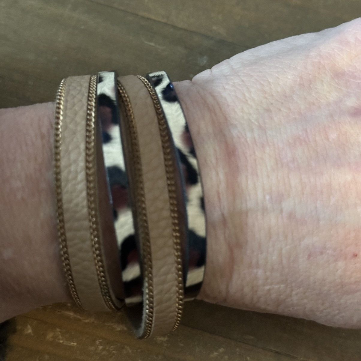 Other Leopard print leather wrap bracelet Size ONE SIZE - 4 Thumbnail