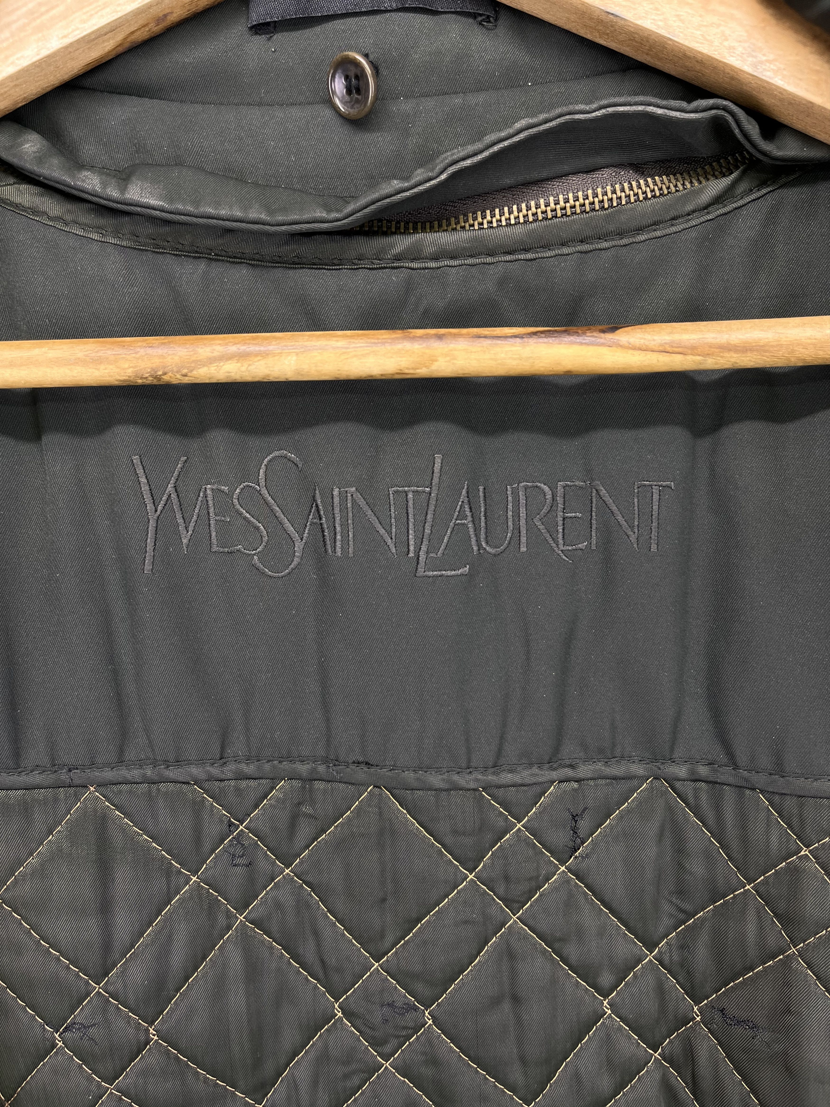 Yves Saint Laurent Vintage Yves Saint Laurent Luxury Button Up Coat Jacket Size US L / EU 52-54 / 3 - 9 Thumbnail
