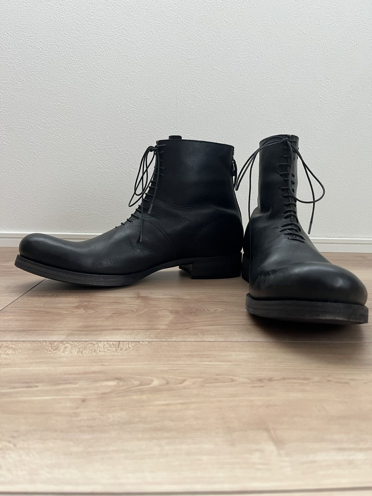 Ma+ m.a+/S1B2Z VA 1,5 short back zipper boot w/laces Size US 10 / EU 43 - 1 Thumbnail