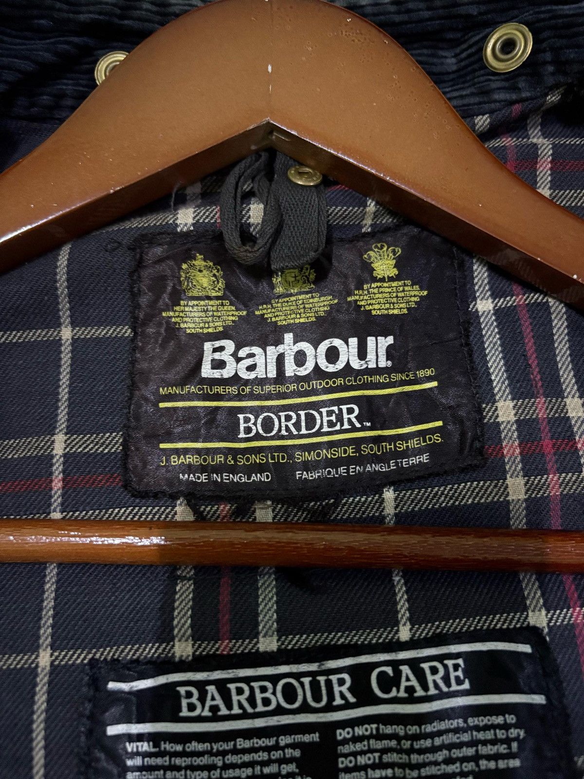 Barbour VTG90 Barbour Windbreaker Jacket Barbour Tartan Design Size US M / EU 48-50 / 2 - 18 Thumbnail