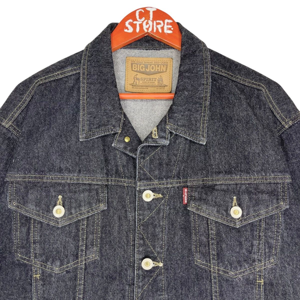Big John × Vintage 90s Big John Denim Jacket Size US M / EU 48-50 / 2 - 3 Thumbnail