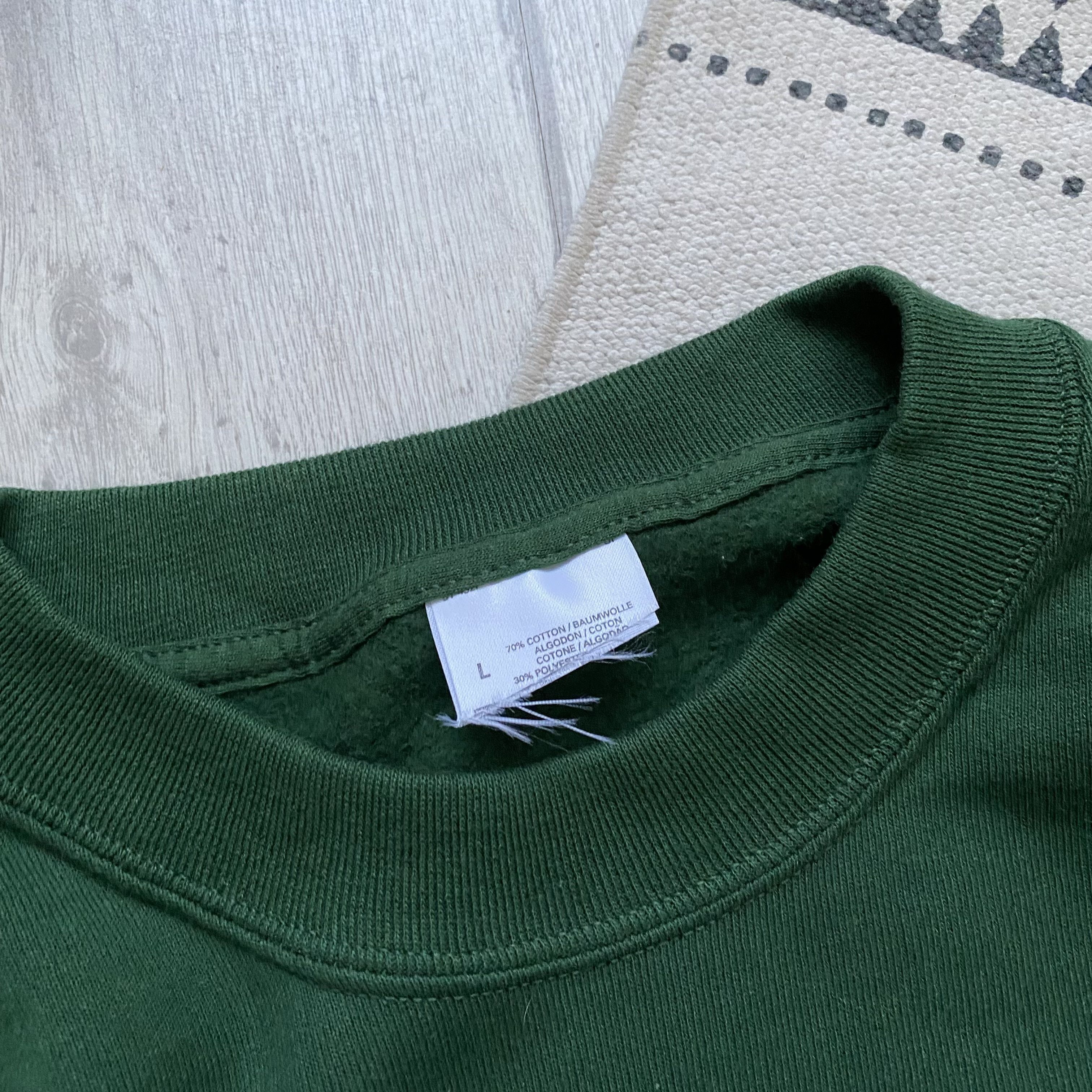 Hanes 🗽 Vintage 90s USA logo heavy Longsleeve sweatshirt Size US L / EU 52-54 / 3 - 6 Thumbnail