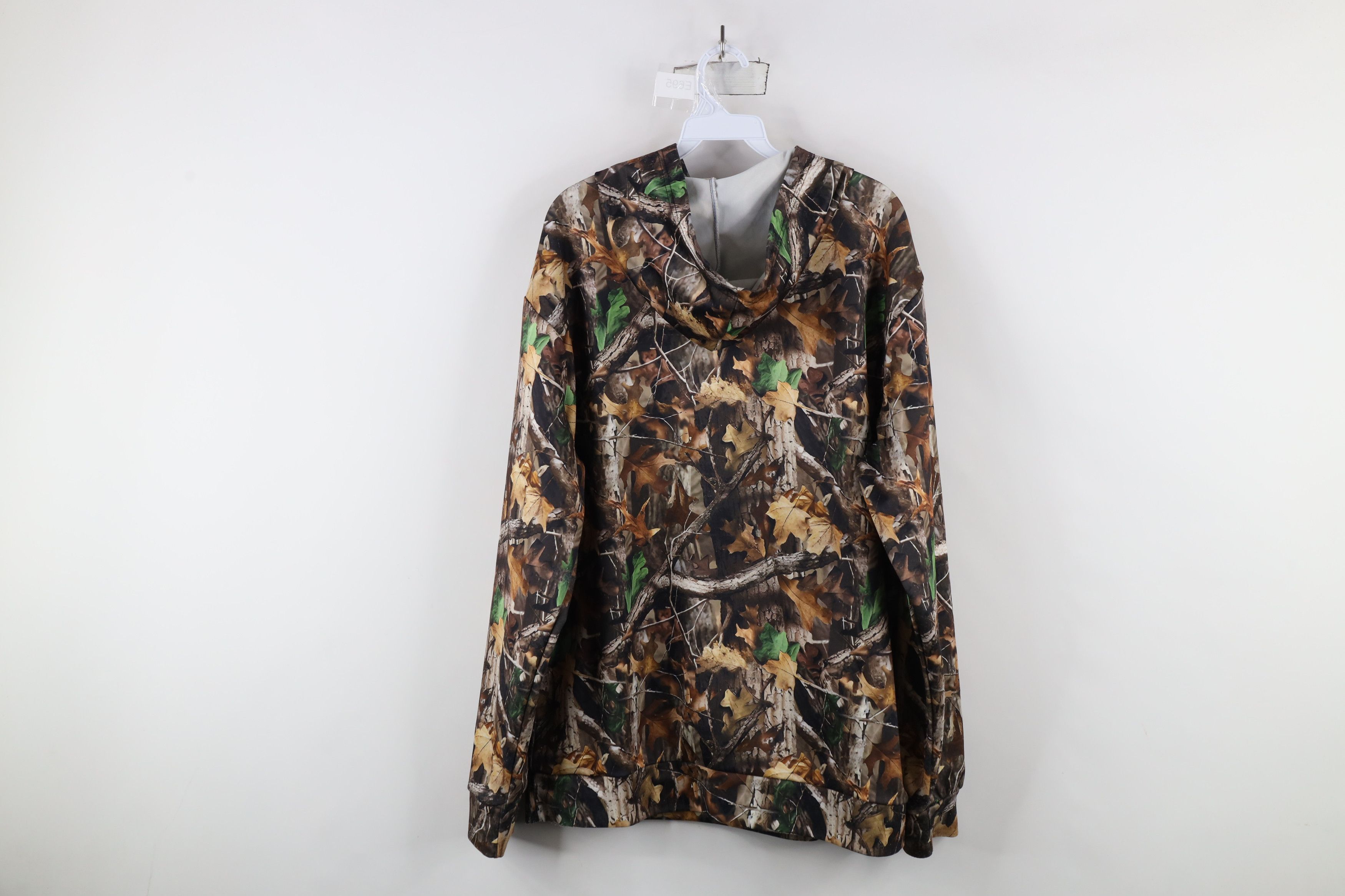 Vintage Vintage Y2K Streetwear Camouflage Knit Hoodie Sweatshirt Size US L / EU 52-54 / 3 - 9 Thumbnail