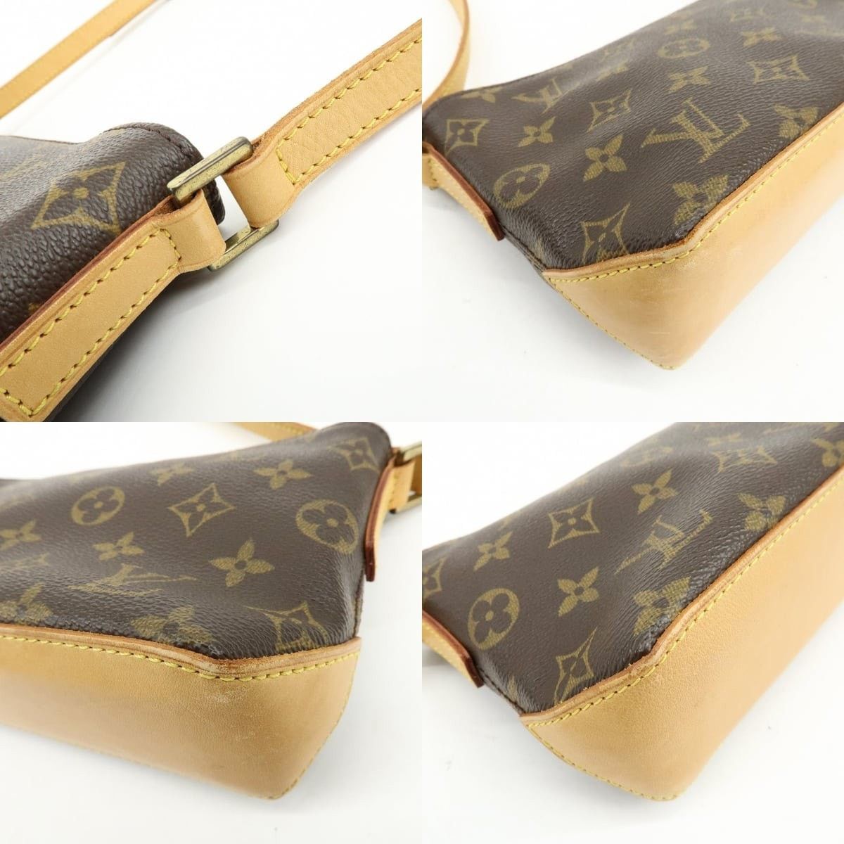 Louis Vuitton Louis Vuitton Monogram Trotteur Canvas Shoulder Bag Brown Size ONE SIZE - 5 Thumbnail