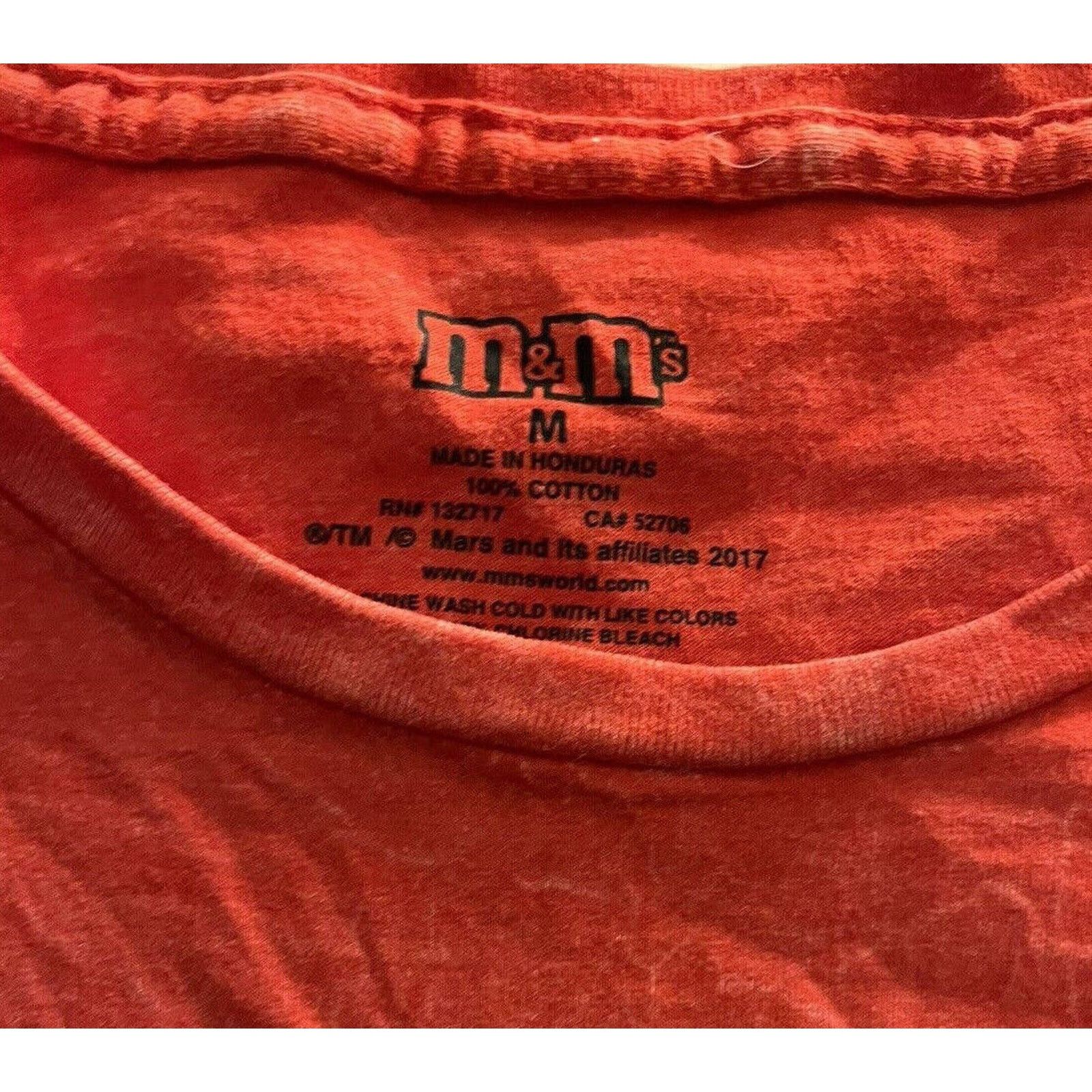 The Unbranded Brand M&M's T-Shirt Women's Size M Red Crewneck Short Sleeve Size M / US 6-8 / IT 42-44 - 2 Thumbnail