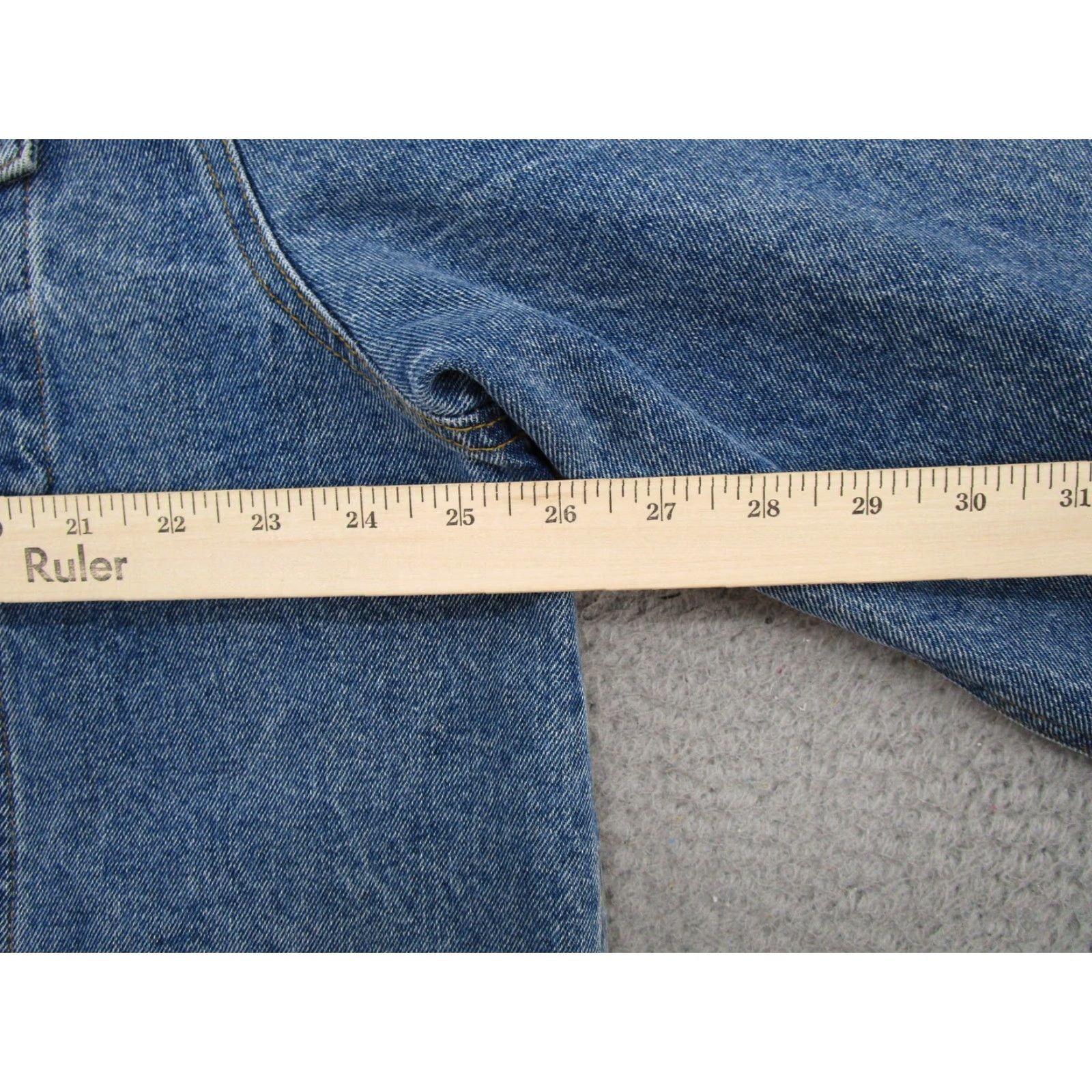 Denime VINTAGE Work n Sport Blue Denim Button Up Jacket Mens XLT Size Big & Tall Western Trucker Read Size US XL / EU 56 / 4 - 5 Thumbnail