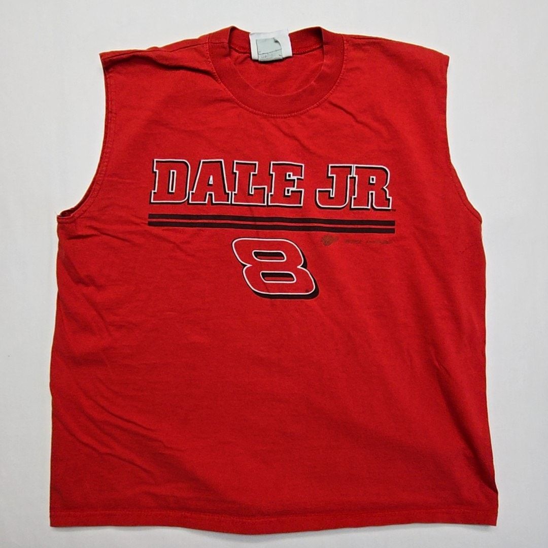 Winners Circle Vintage Dale Jr Sleeveless Shirt Red Nascar Graphic Tee M Size US M / EU 48-50 / 2 - 1 Thumbnail