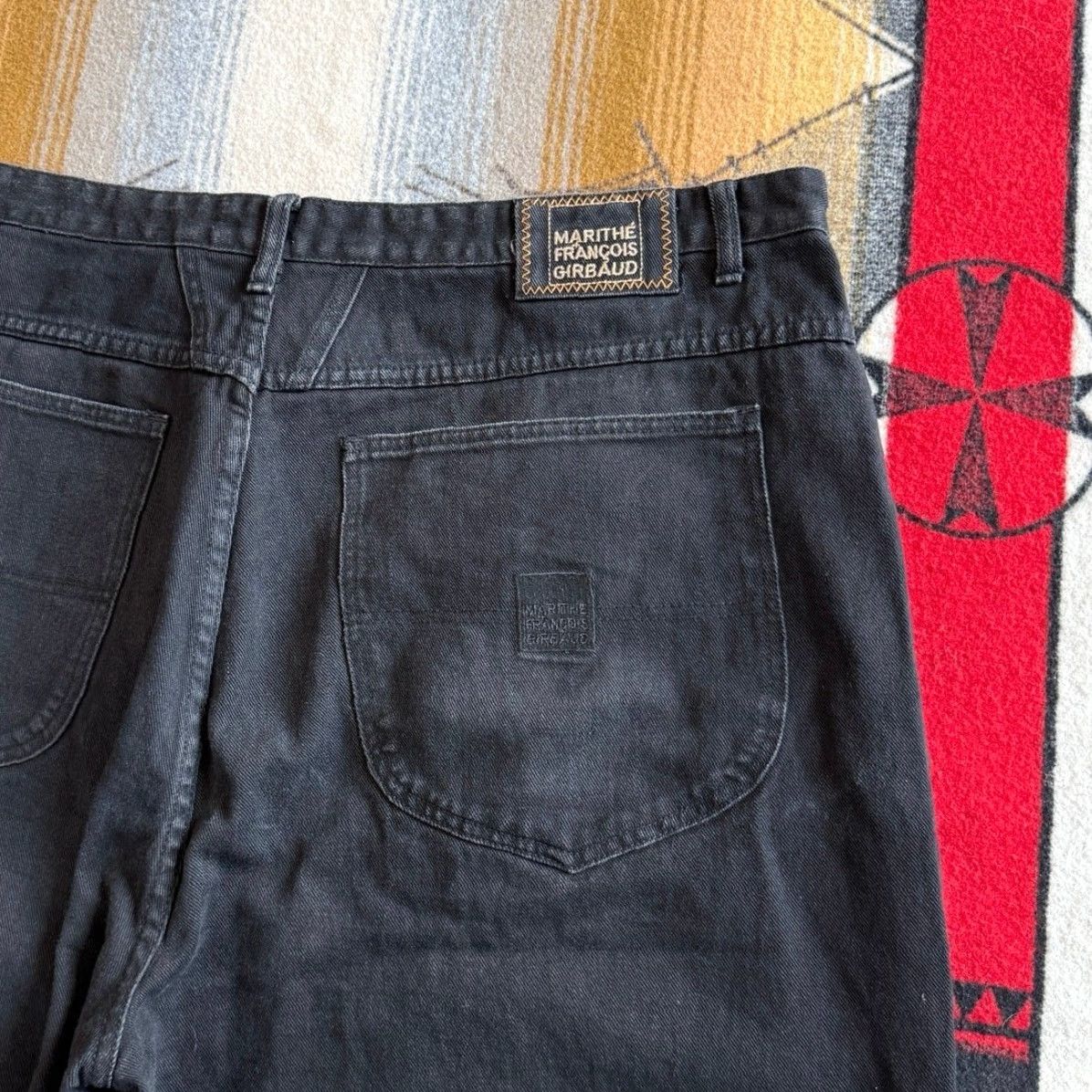 Vintage VINTAGE Y2K Marithe Francois Girbaud Baggy Denim Jean Shorts Black Size 44 Skate Size US 44 / EU 60 - 6 Thumbnail
