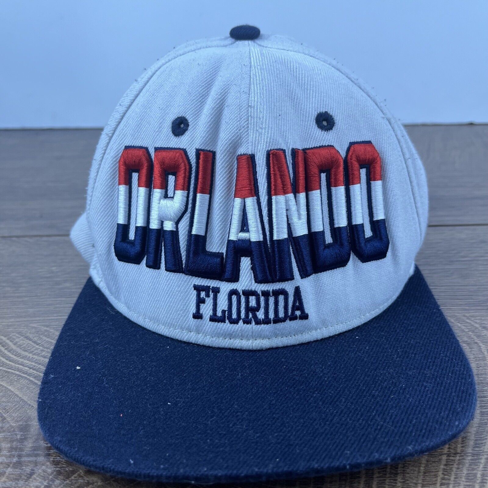 Other Orlando Florida Hat Snapback Adjustable Hat Gray White Adjus Size ONE SIZE - 1 Thumbnail