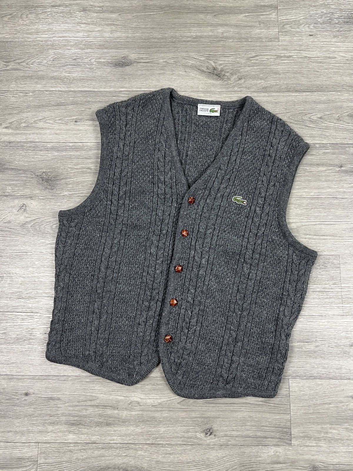 Lacoste Lacoste sleeveless wool vest size L gray men’s Size US L / EU 52-54 / 3 - 2 Thumbnail