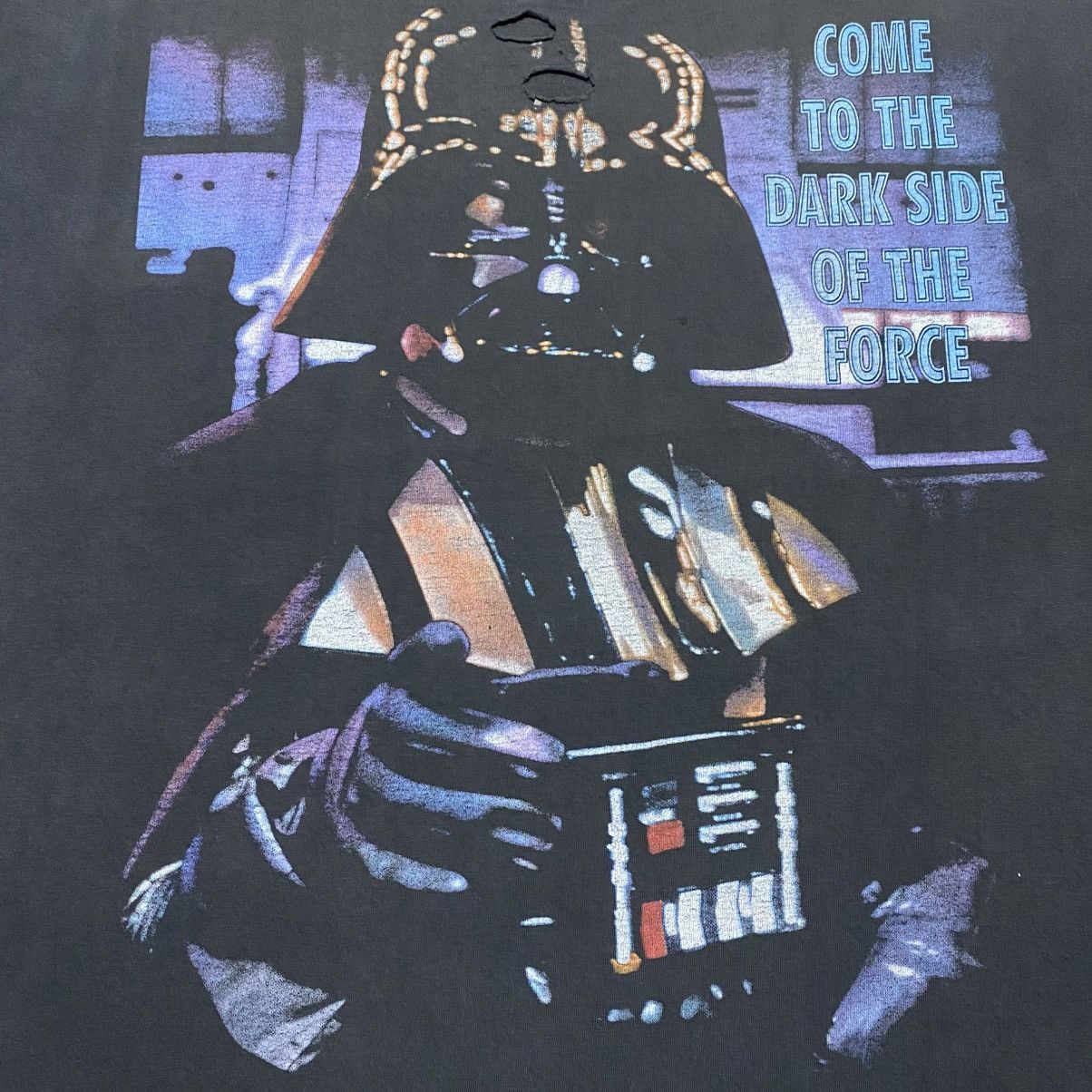 Star Wars Rare‼️🔥Vintage Distress Star Wars Darth Vader OVP T-Shirt Size US L / EU 52-54 / 3 - 8 Thumbnail