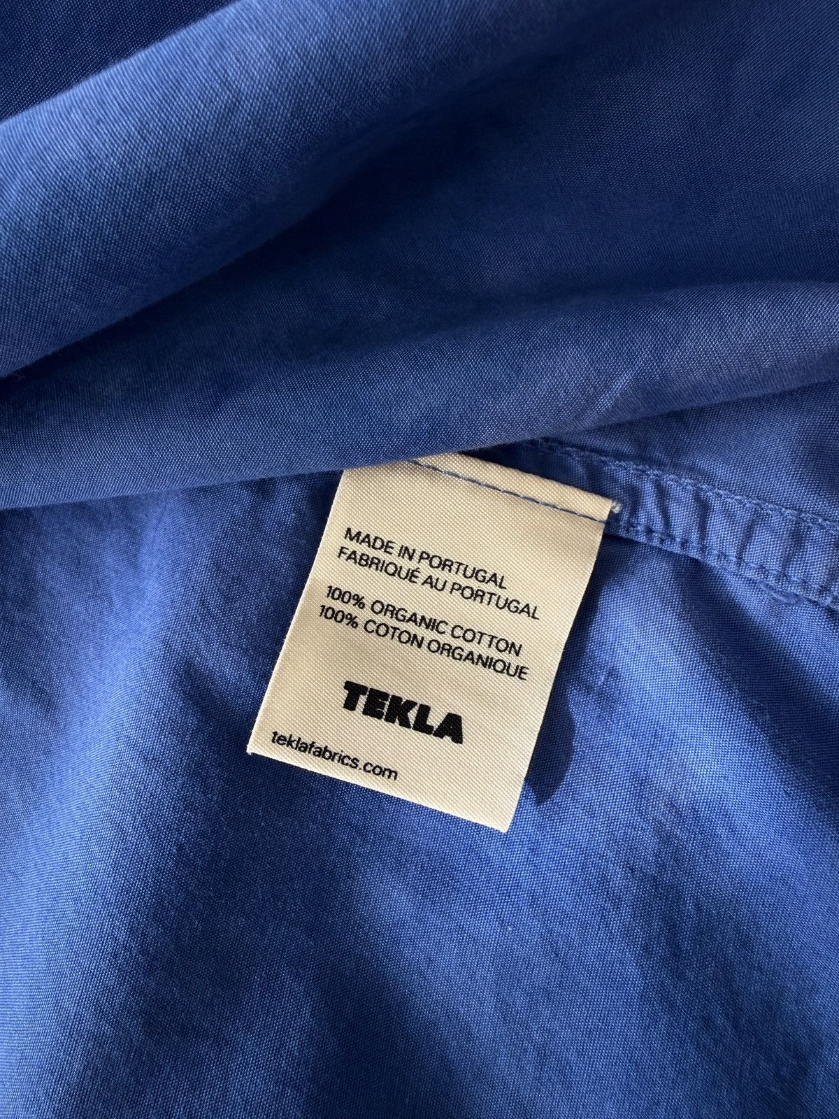 Stussy × Tekla Stussy Tekla Short Sleeve Poplin Pajama Shirt Ultramarine Size US M / EU 48-50 / 2 - 3 Thumbnail