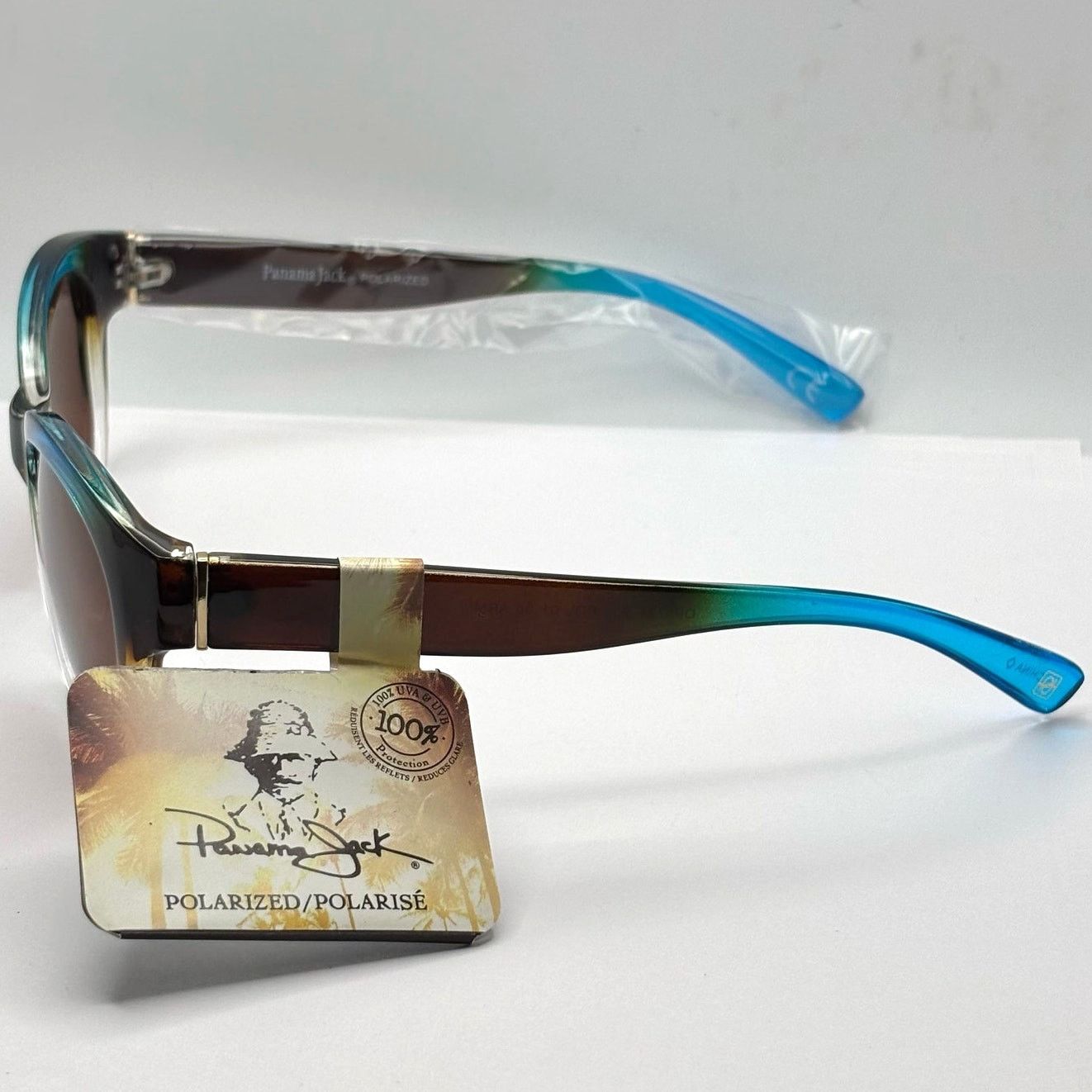 Panama Jack Blue & Brown Panama Jack Sunglasses Size ONE SIZE - 6 Thumbnail