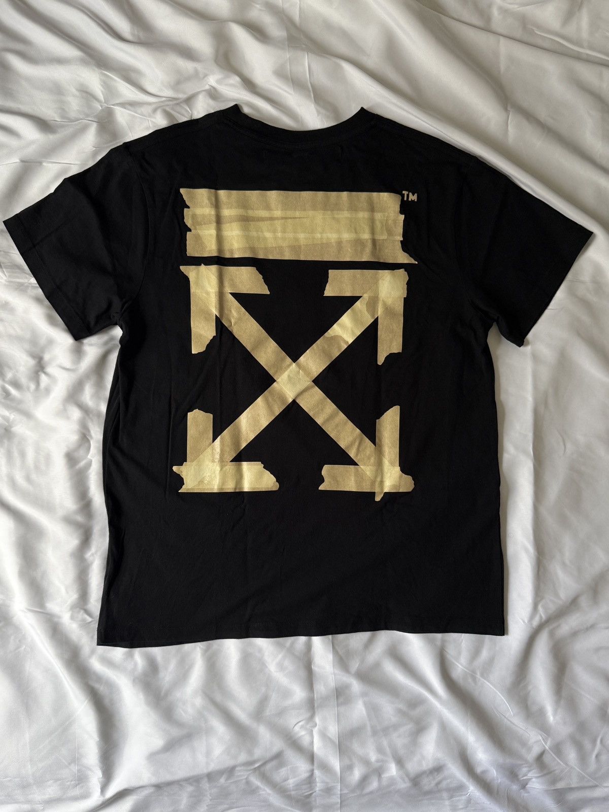 Off-White Authentic Off-White Tape Arrows T-shirt Black Size US XS / EU 42 / 0 - 4 Thumbnail