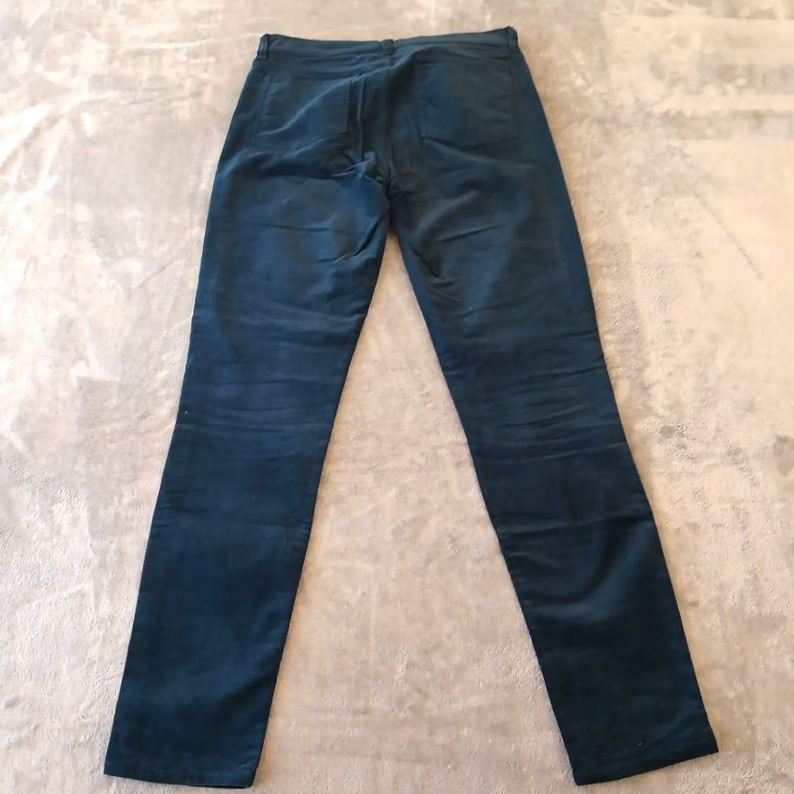 J.Crew J.Crew Stretch Pants Womens 29 Blue Velvet 31x29 Mid Rise Pockets Chino Pants Size 29" - 2 Thumbnail