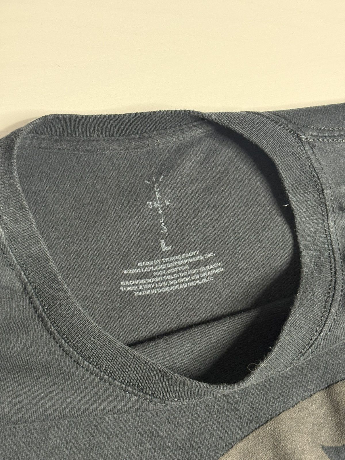 Travis Scott Travis Scott x Fragment Danger Tee “Black” [L] PREOWNED Size US L / EU 52-54 / 3 - 5 Thumbnail
