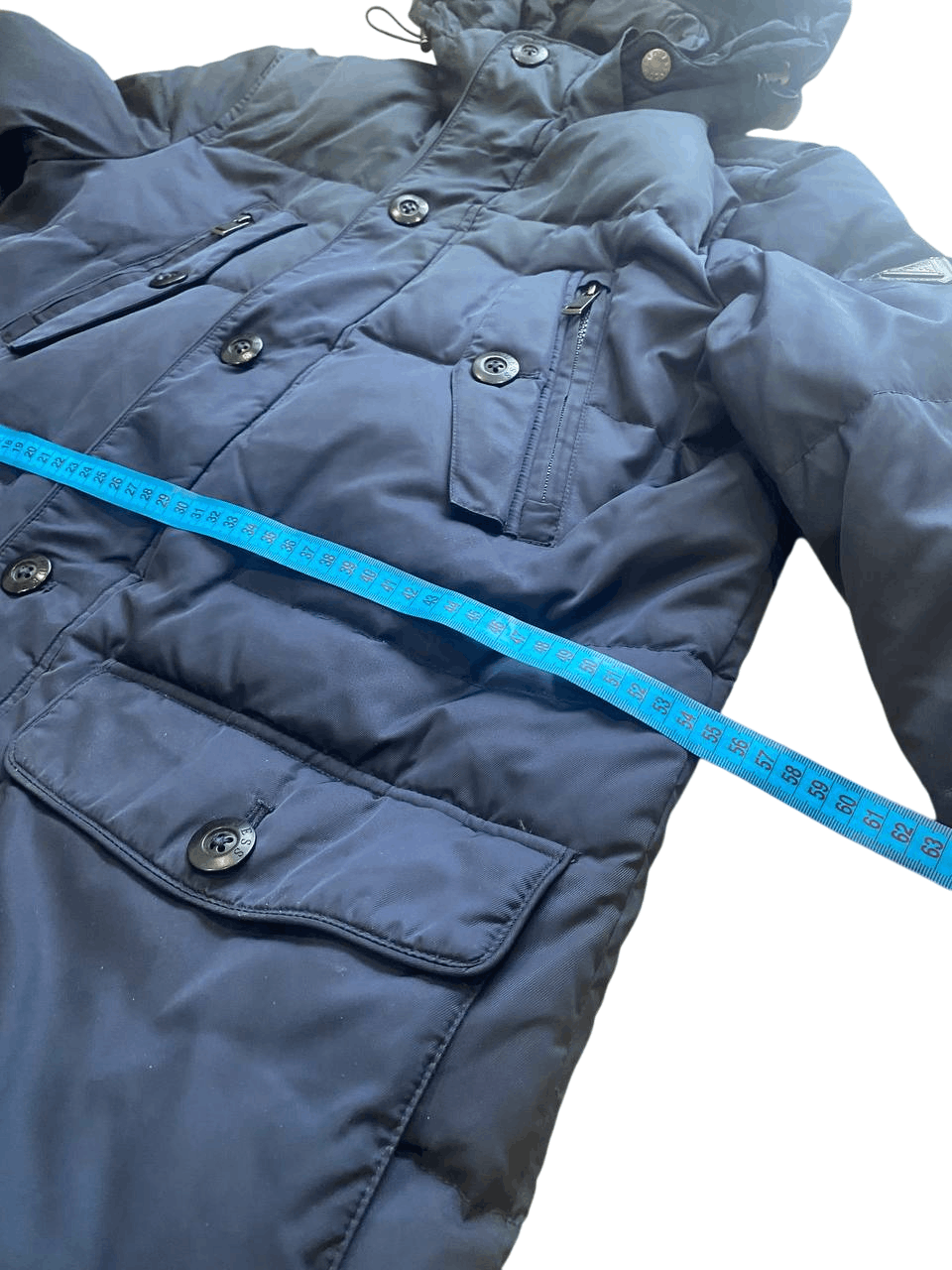 Guess Guess Navy Down Parka Jacket Men’s S Real Feather Size US S / EU 44-46 / 1 - 8 Thumbnail