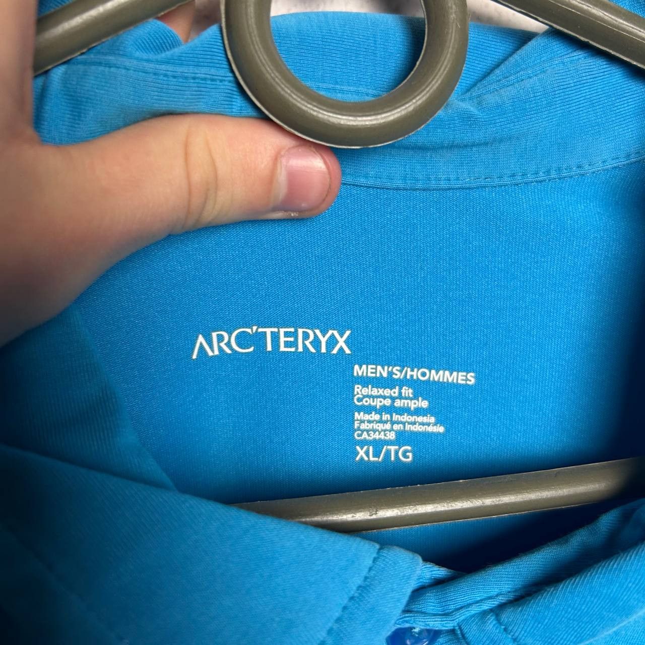 Arc'teryx Mens Arcteryx small logo basic outdoor blue polo Size US XL / EU 56 / 4 - 5 Thumbnail