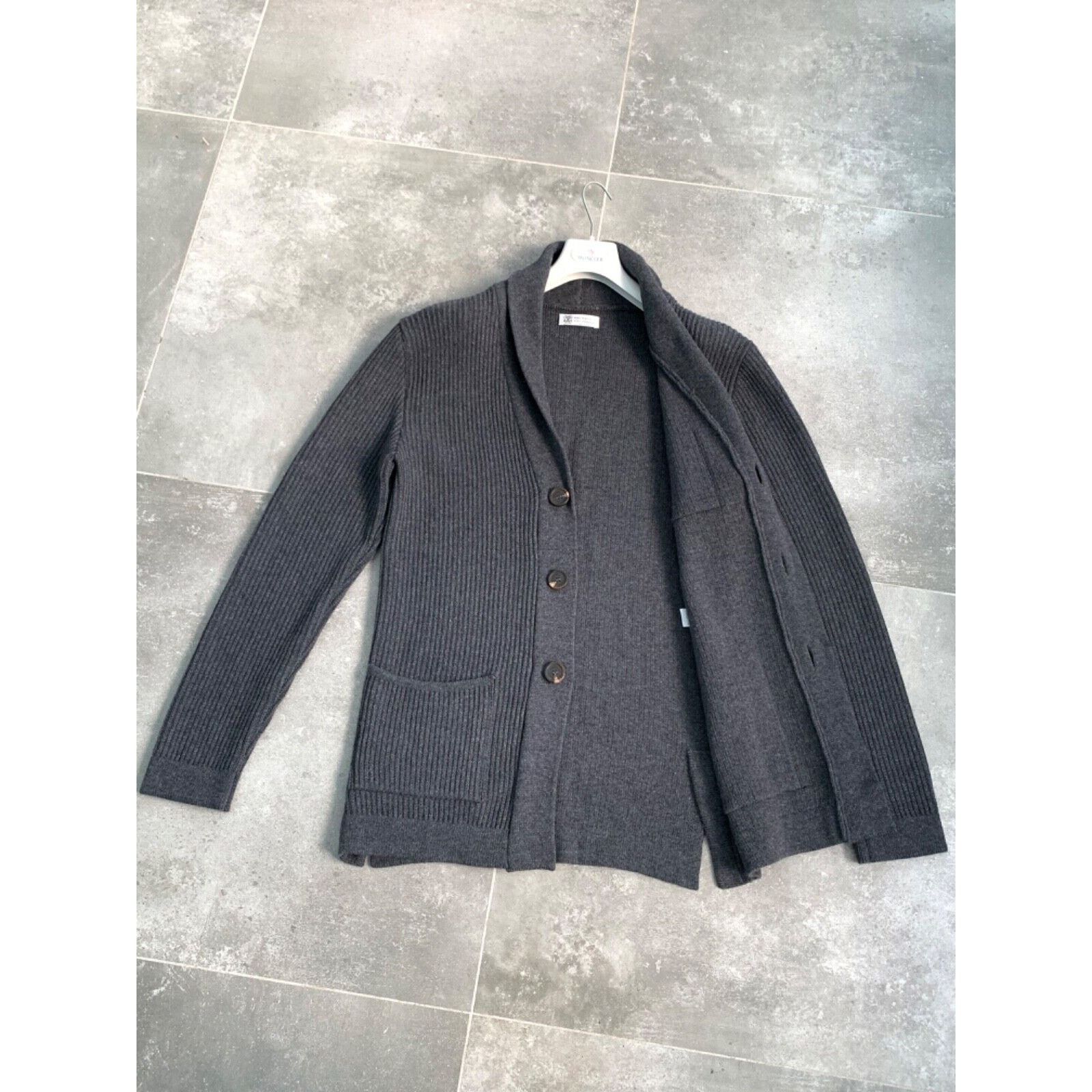 Brunello Cucinelli BRUNELLO CUCINELLI Men's Knitt Long Wool Sweater SZ L EU 50 Size US L / EU 52-54 / 3 - 17 Thumbnail