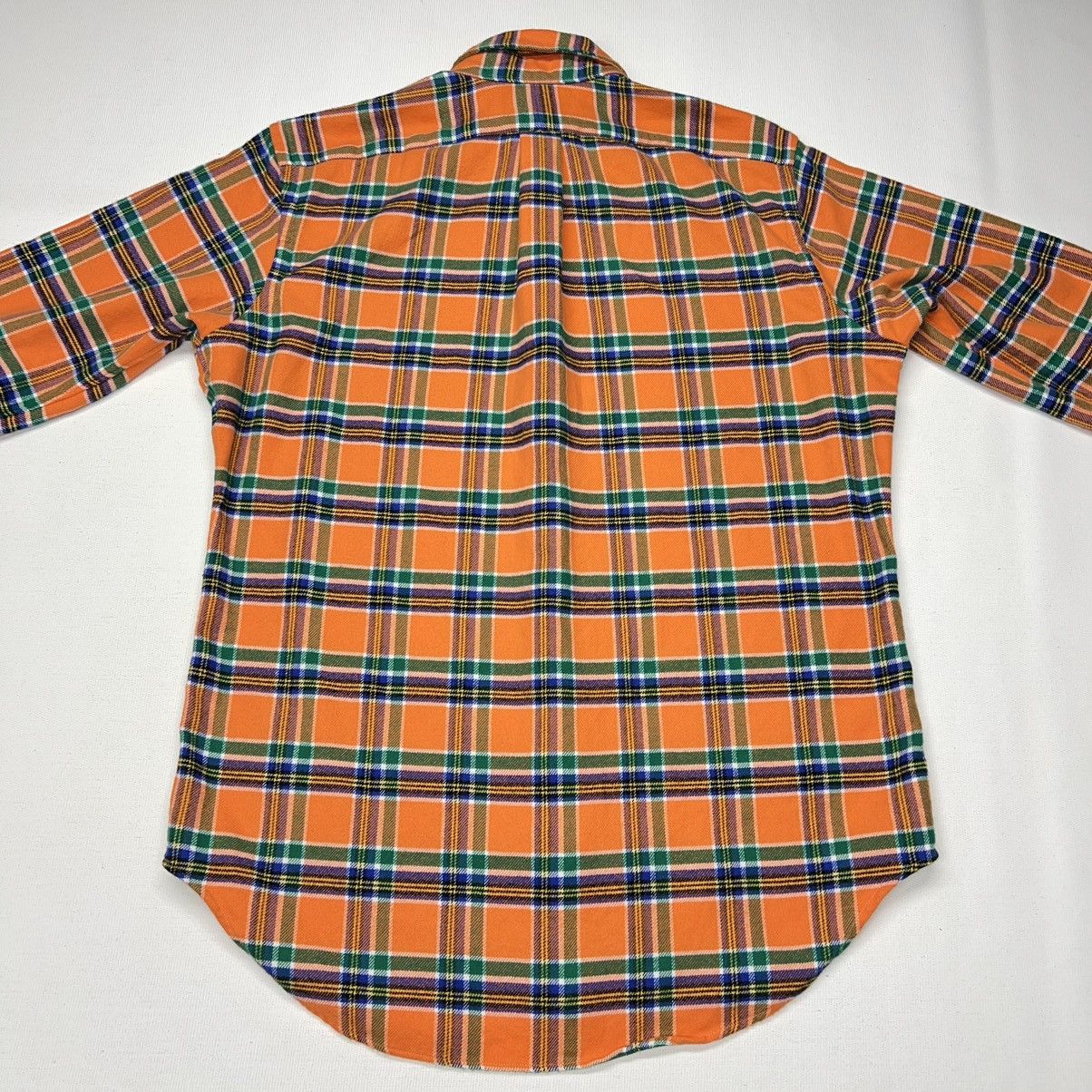 Polo Ralph Lauren Polo Ralph Lauren Flannel Shirt Orange Button Down Classic Size US M / EU 48-50 / 2 - 10 Thumbnail