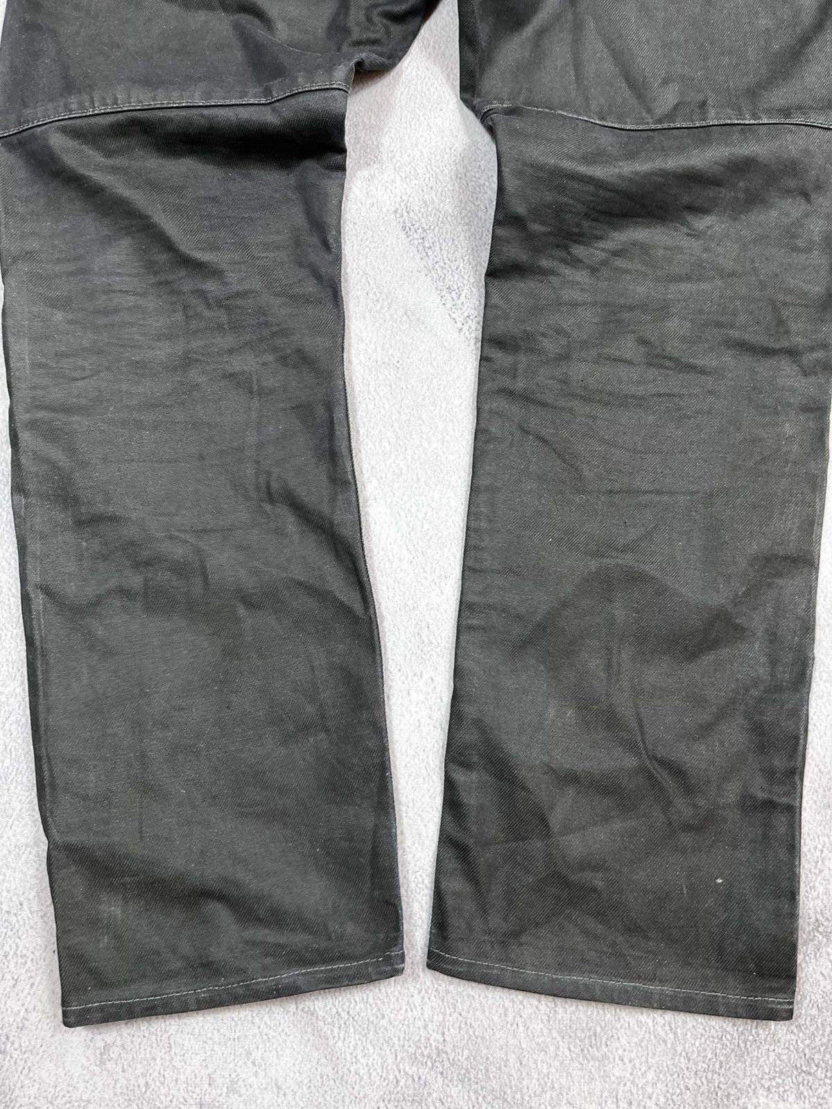 Vintage Vintage Y2K Japanese faded waxed style denim jeans size 32 Size US 31 - 2 Thumbnail
