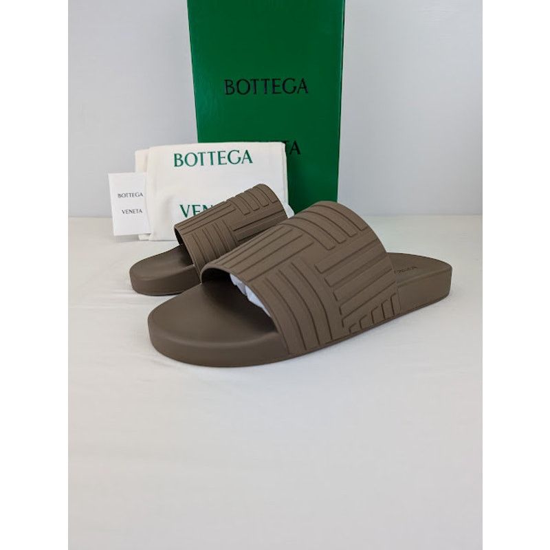 Bottega Veneta o1rshd1 Rubber Carpet Slider Sandal in Jute Size US 7 / EU 40 - 2 Thumbnail