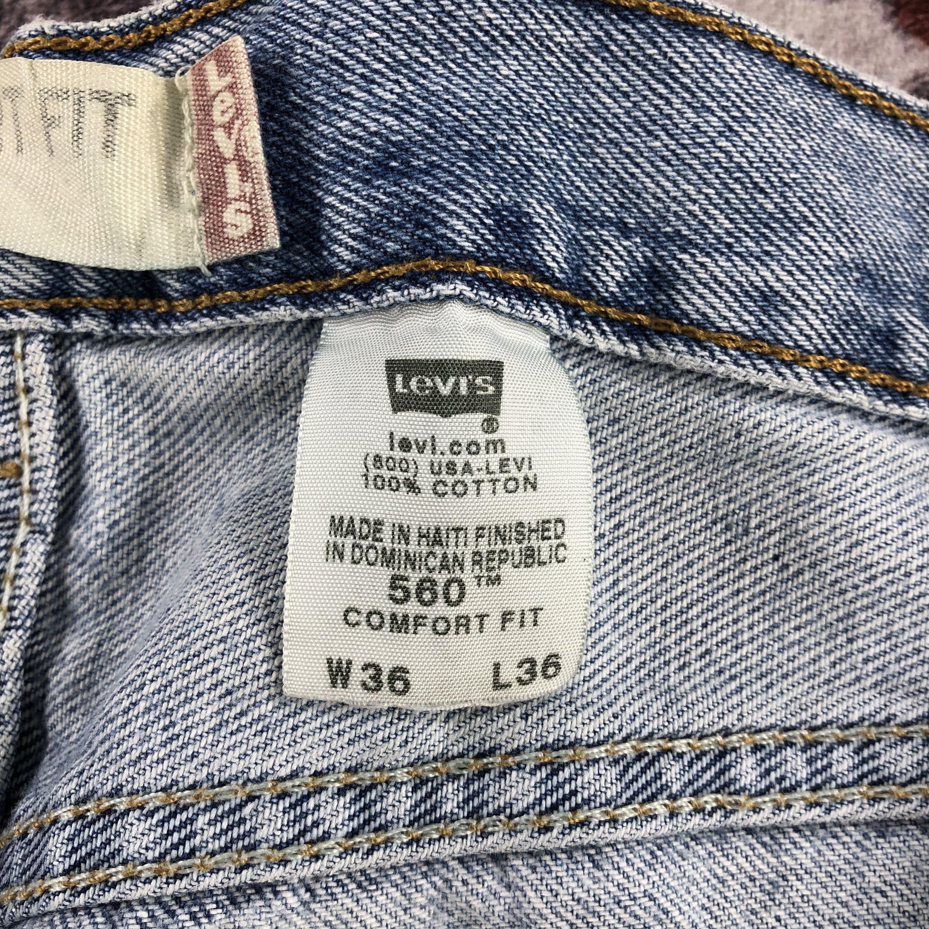 Levi's × Vintage Vintage Light Wash Levis 560 Jeans-JM3000 Size US 35 - 15 Thumbnail