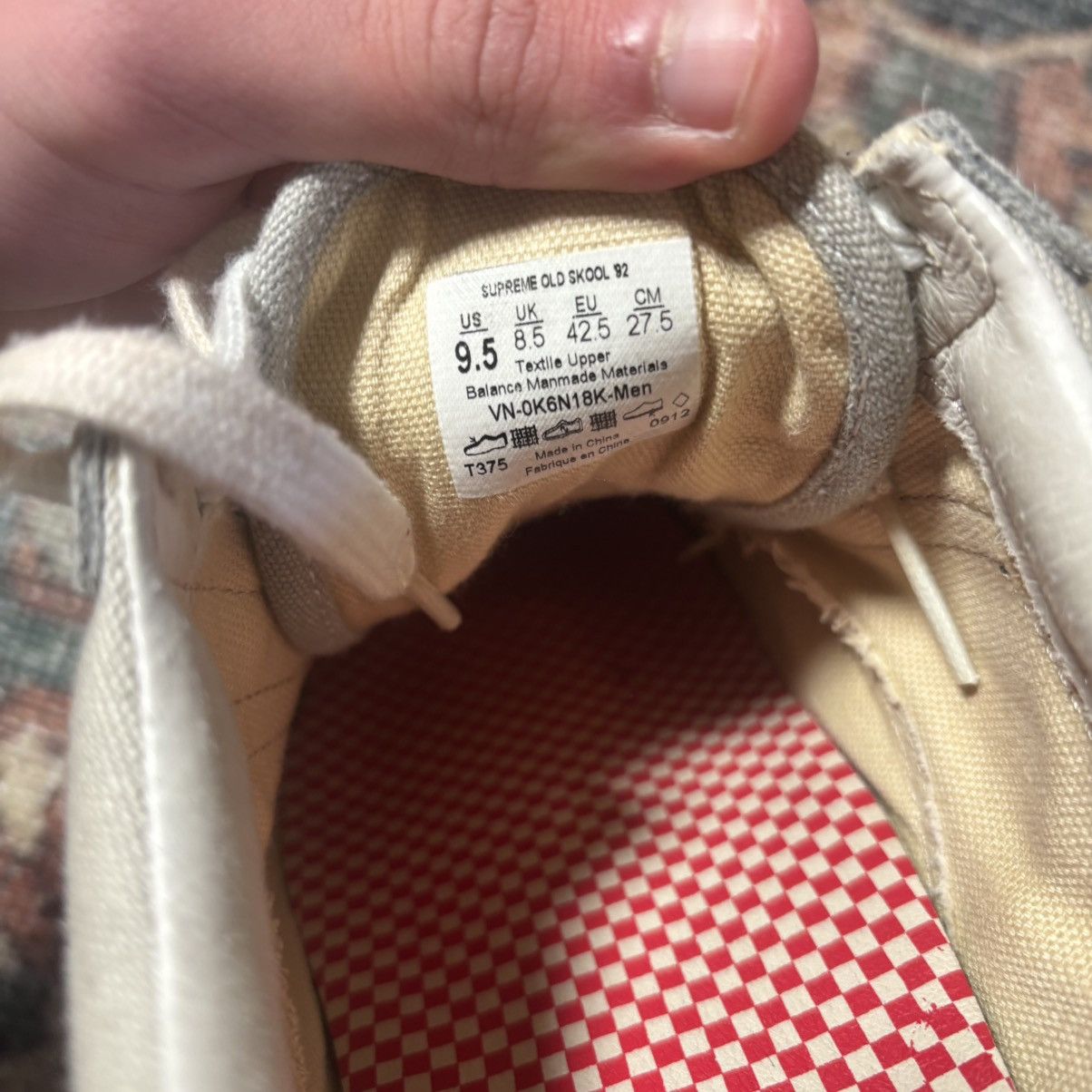 Supreme Supreme Vans Old Skool Blue Snakeskin Size US 9.5 / EU 42-43 - 6 Thumbnail