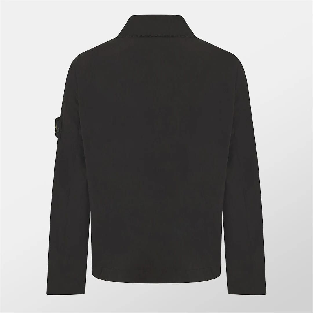 Stone Island o1g2r1mq0526 Light Compact Long Sleeve Field Jacket in Nero Size US M / EU 48-50 / 2 - 2 Thumbnail