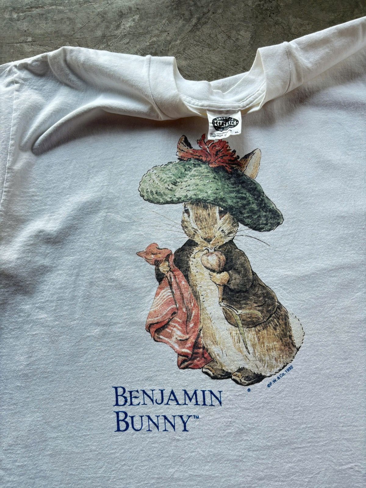 Vintage Rare 1992 The Tale of Benjamin Bunny Size US XL / EU 56 / 4 - 2 Thumbnail