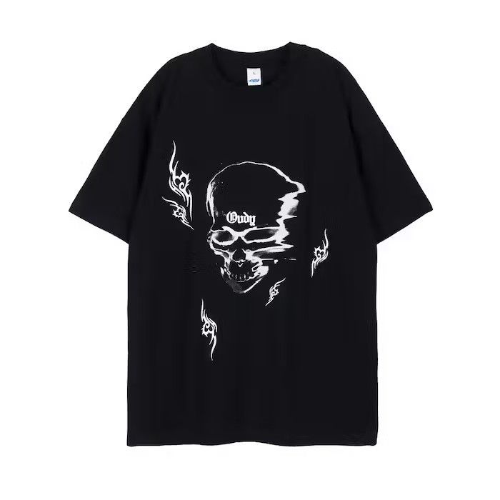 Japanese Brand SKULL Graphic Black T Shirt Size US M / EU 48-50 / 2 - 1 Thumbnail