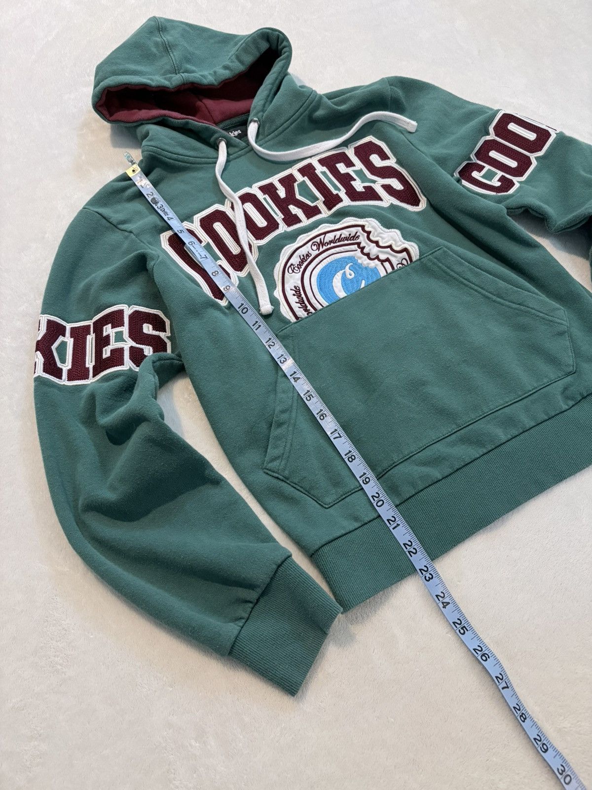Cookies Cookies SF Worldwide varsity chenille patch hoodie green Size S / US 4 / IT 40 - 5 Thumbnail