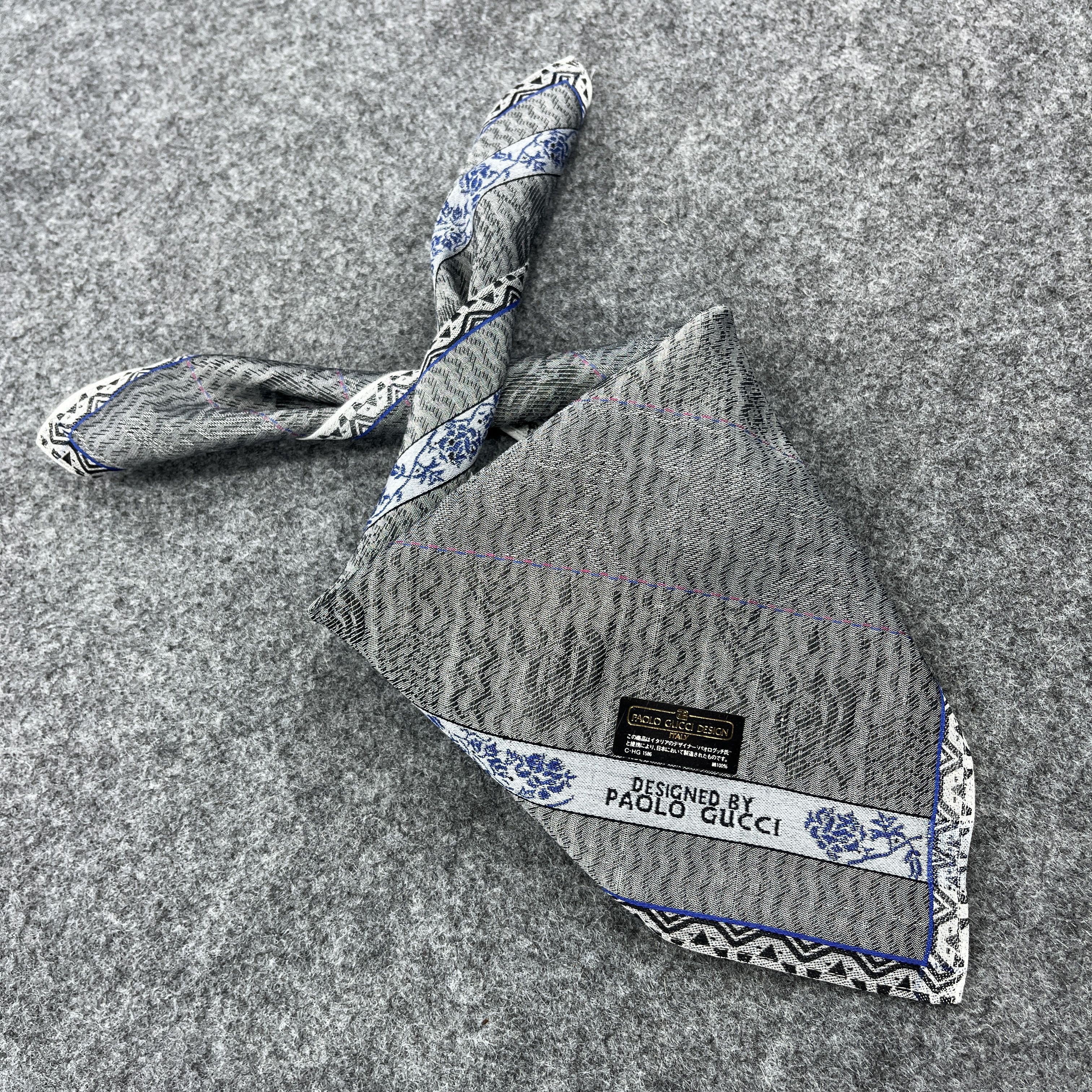 Paolo Gucci Paolo Gucci Handkerchief / Bandana / Neckerchief B594 Size ONE SIZE - 8 Thumbnail