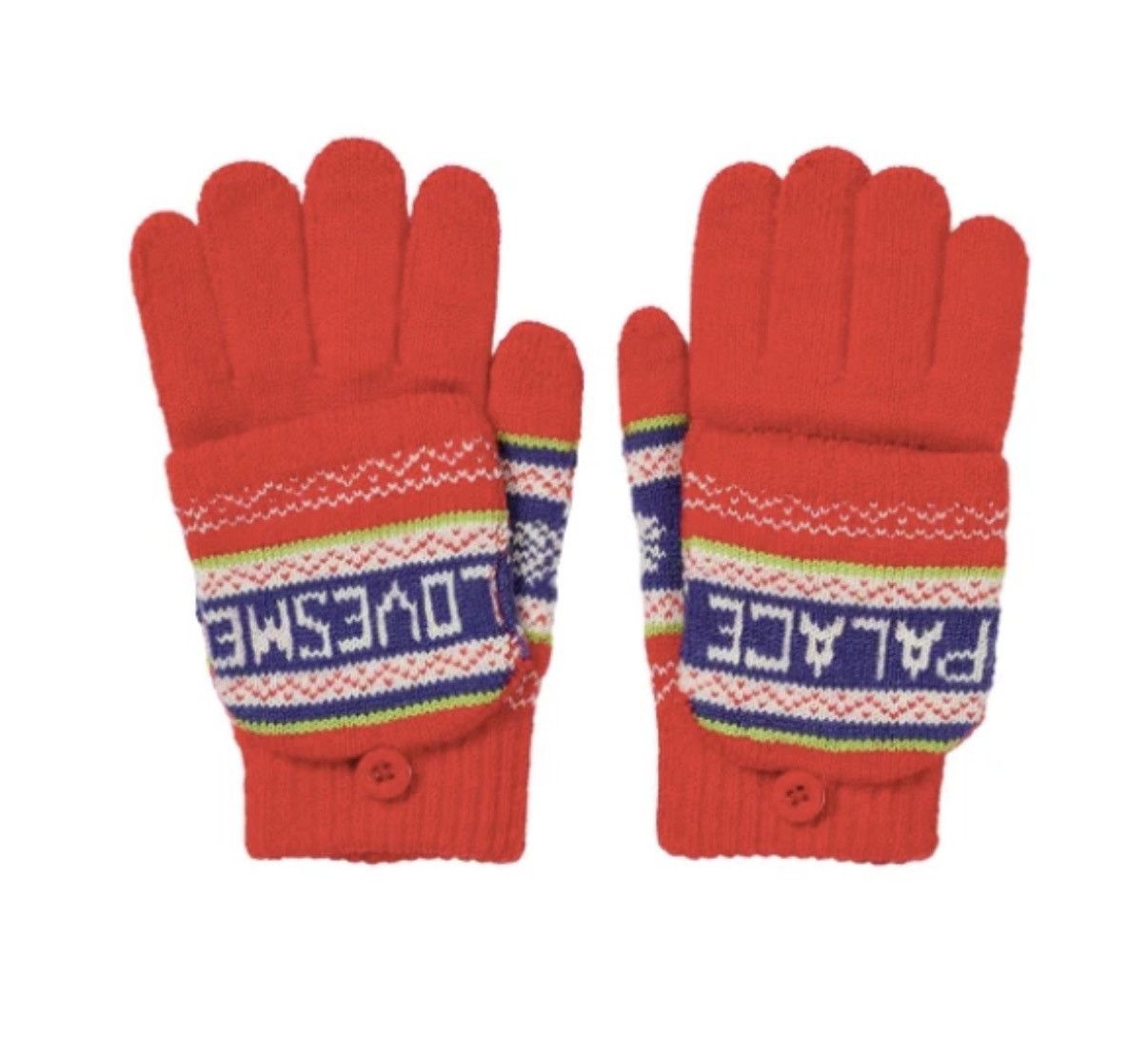 Other Palace Loves Me Knitted Gloves Color Multi Size ONE SIZE - 2 Thumbnail