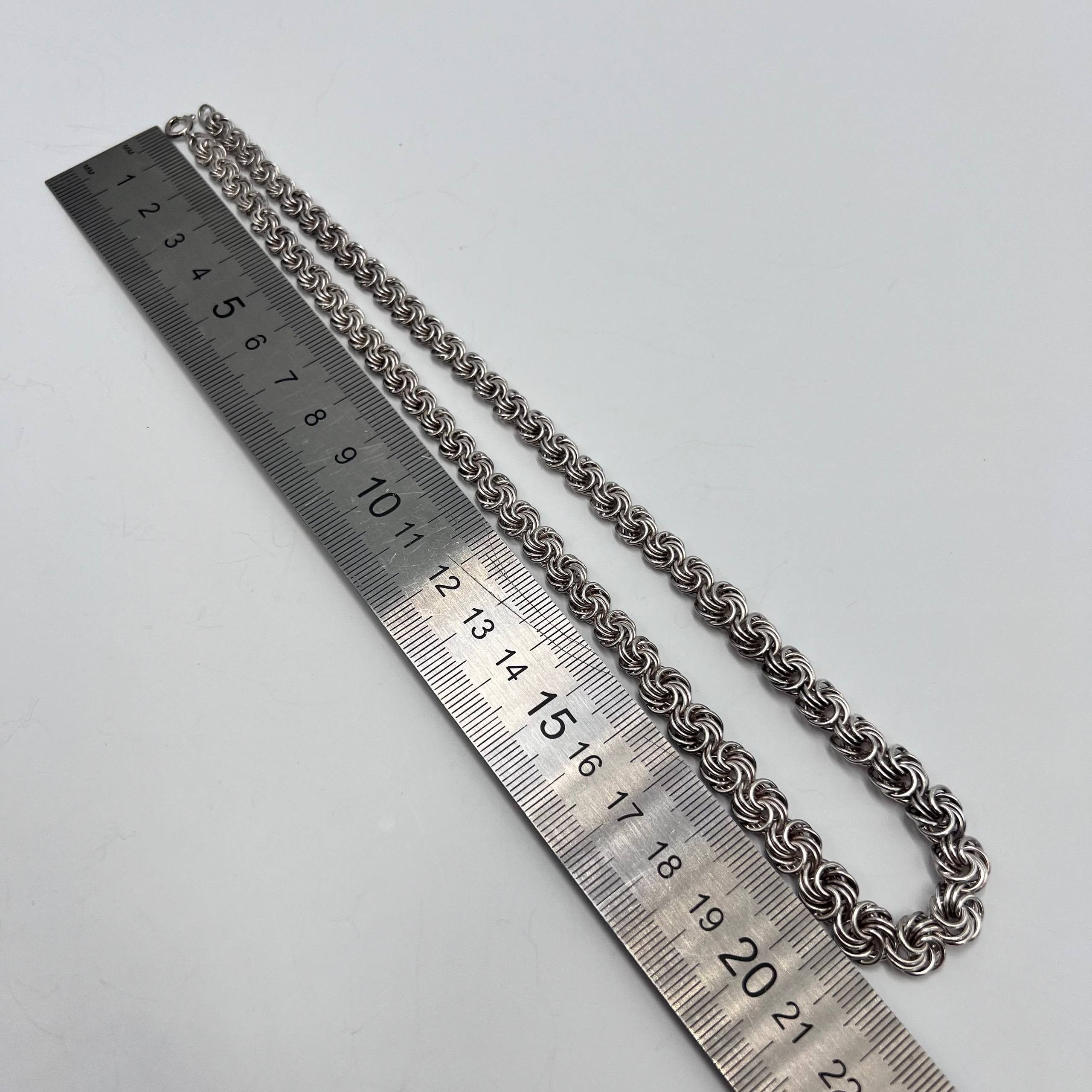 Sterling Silver Vintage Sterling Silver 925 Necklace Chain 44cm 29.3g Size ONE SIZE - 5 Thumbnail