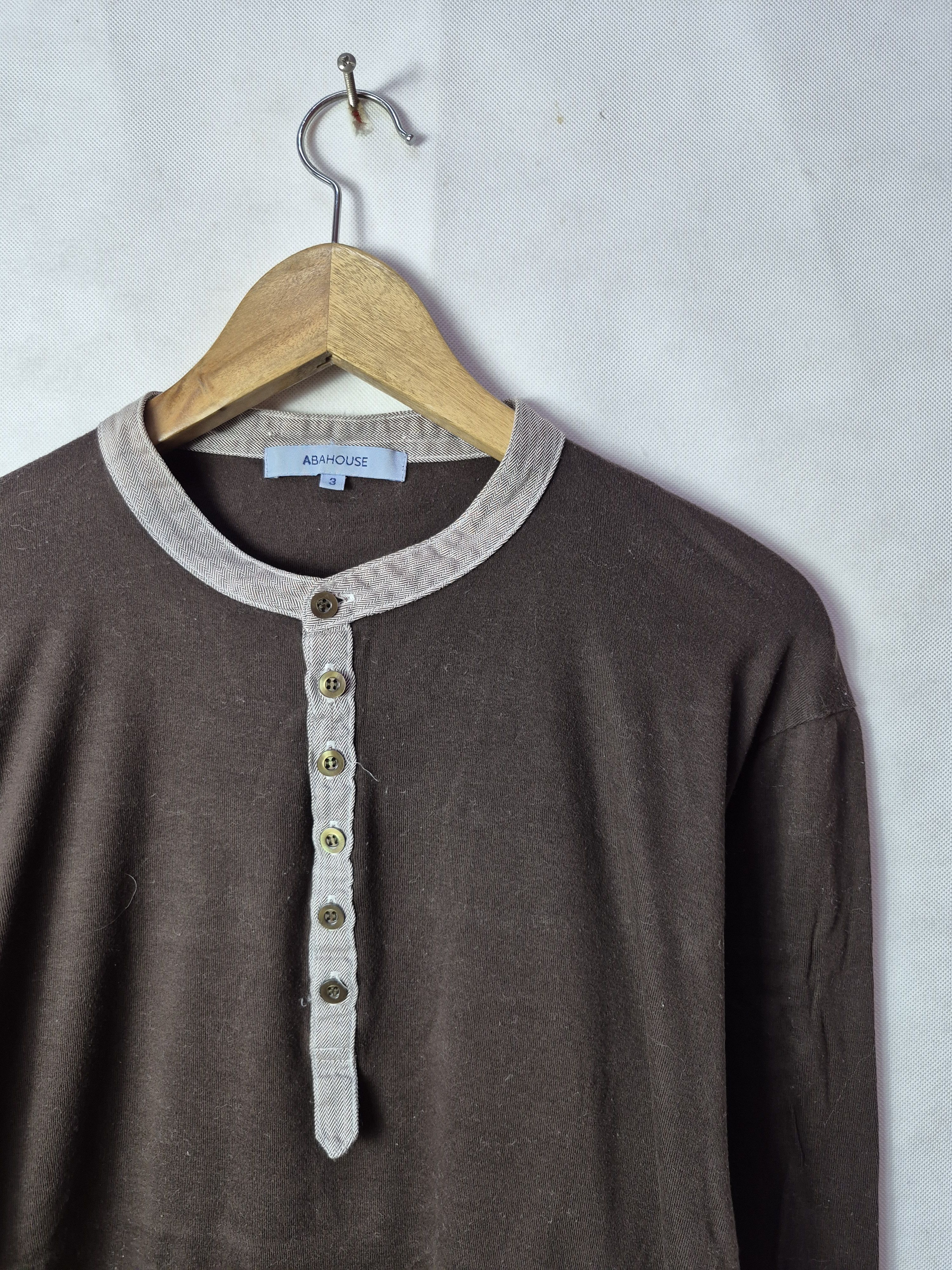 ABAHOUSE × Japanese Brand 🇯🇵 Japanese Brand Abahouse Long Button Tee Size US M / EU 48-50 / 2 - 4 Thumbnail