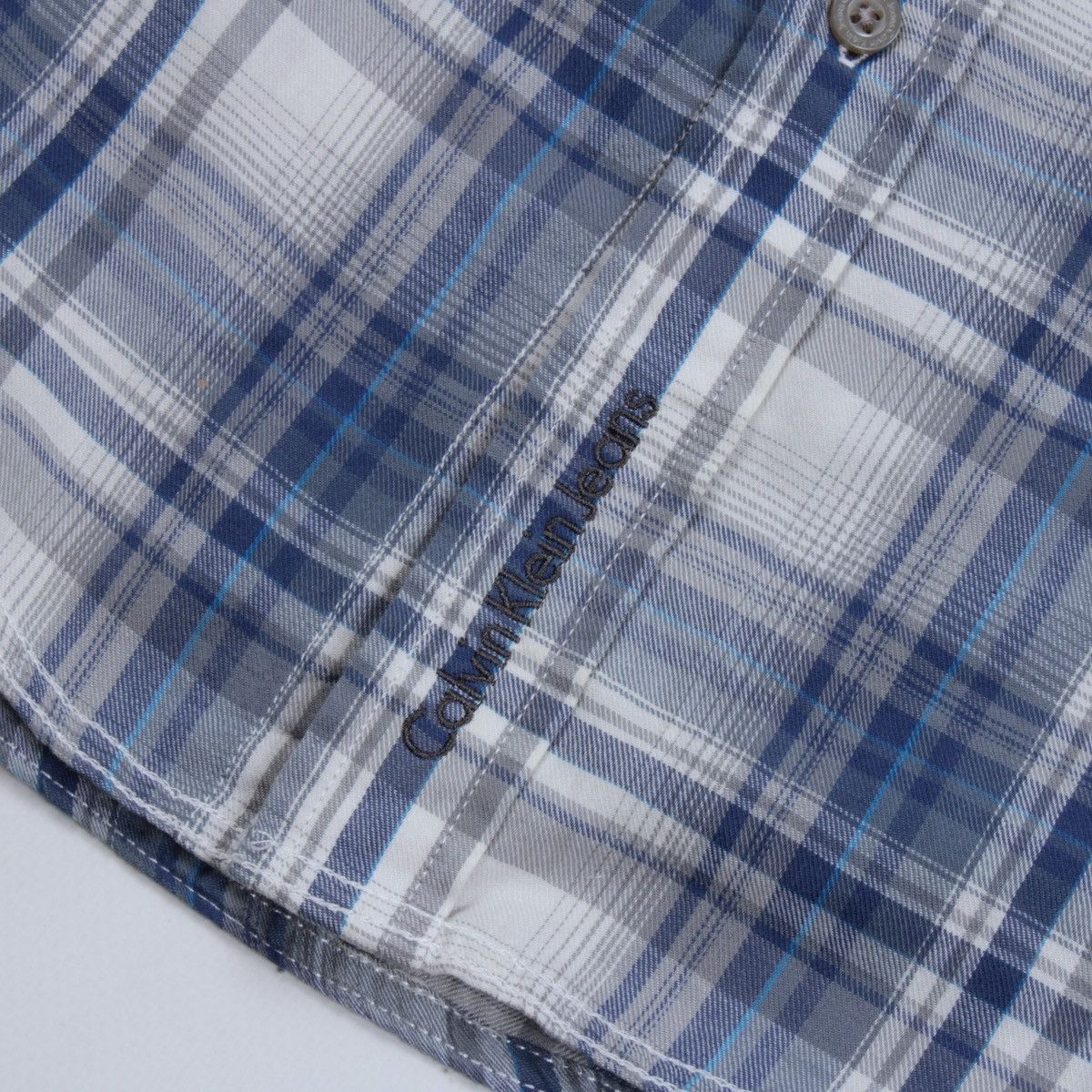 Calvin Klein × Designer CKJ Calvin Klein Jeans Lightweight Long Sleeve Plaid Shirt Size US XL / EU 56 / 4 - 6 Thumbnail