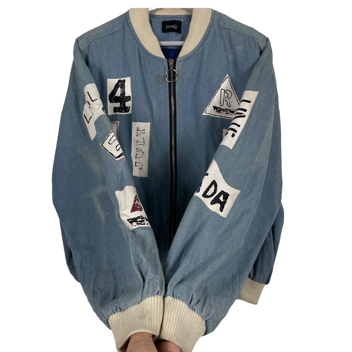 Japanese Brand 💥 MILANGE RIOT PATCH BOMBER JACKET Size US L / EU 52-54 / 3 - 9 Thumbnail
