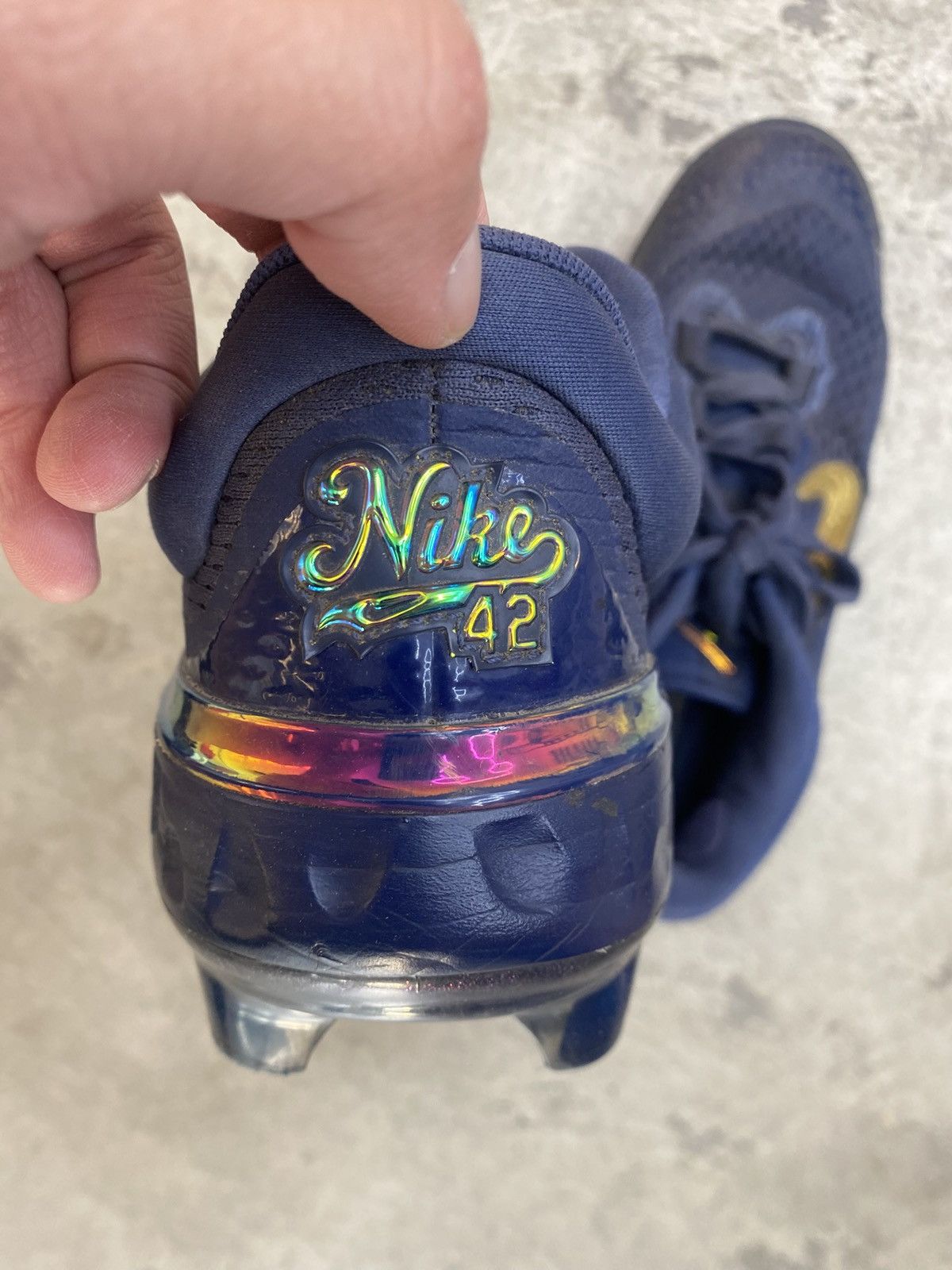 Nike Nike Baseball Alpha Hurache Elite 4 Low Jackie Robinson Day Size US 7 / EU 40 - 3 Thumbnail